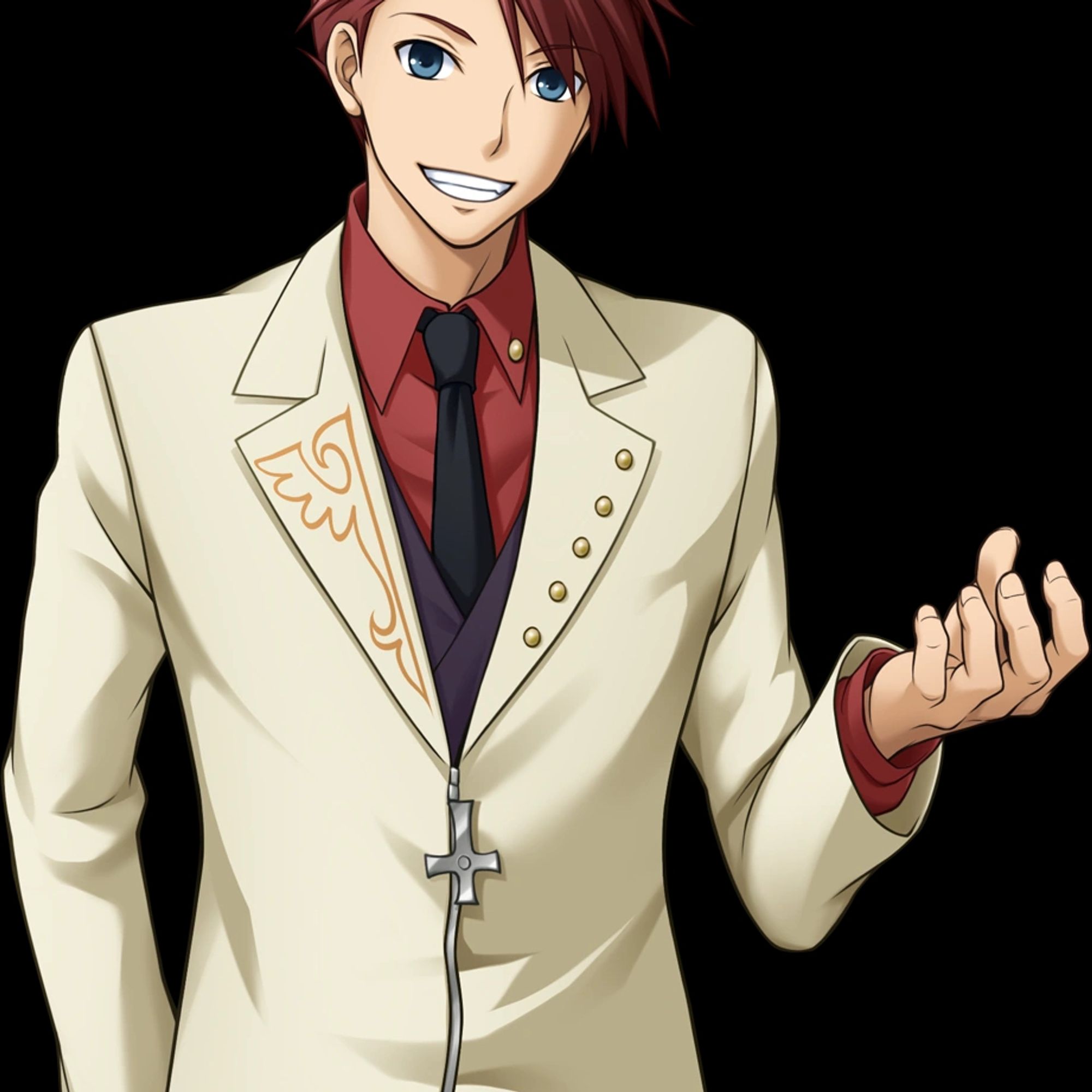 Ushiromiya Battler from umineko when they cry visual novel