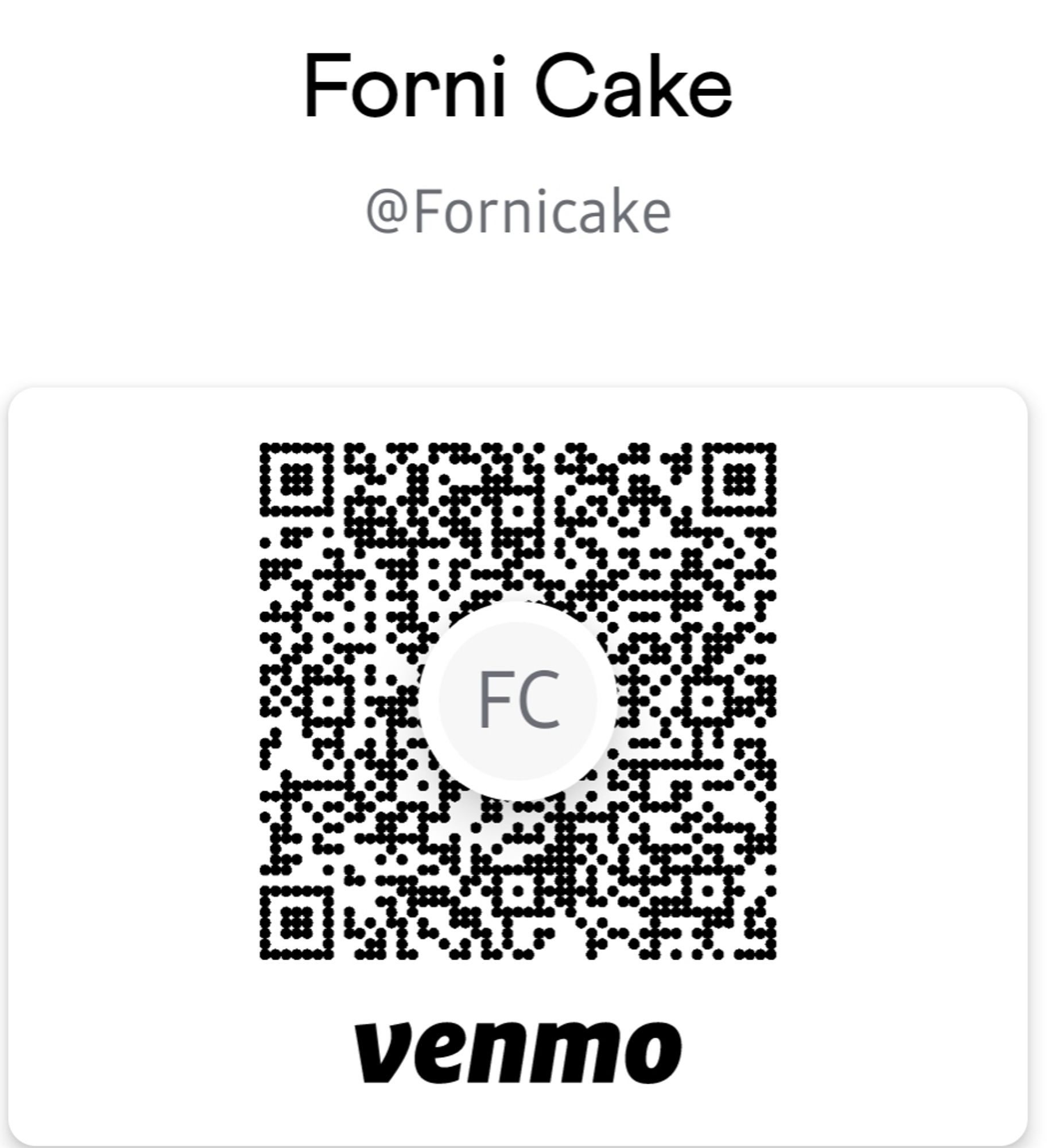 My Venmo code