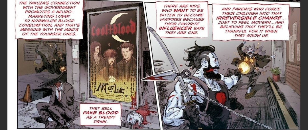 Transphobic panels from Bloodshot #1