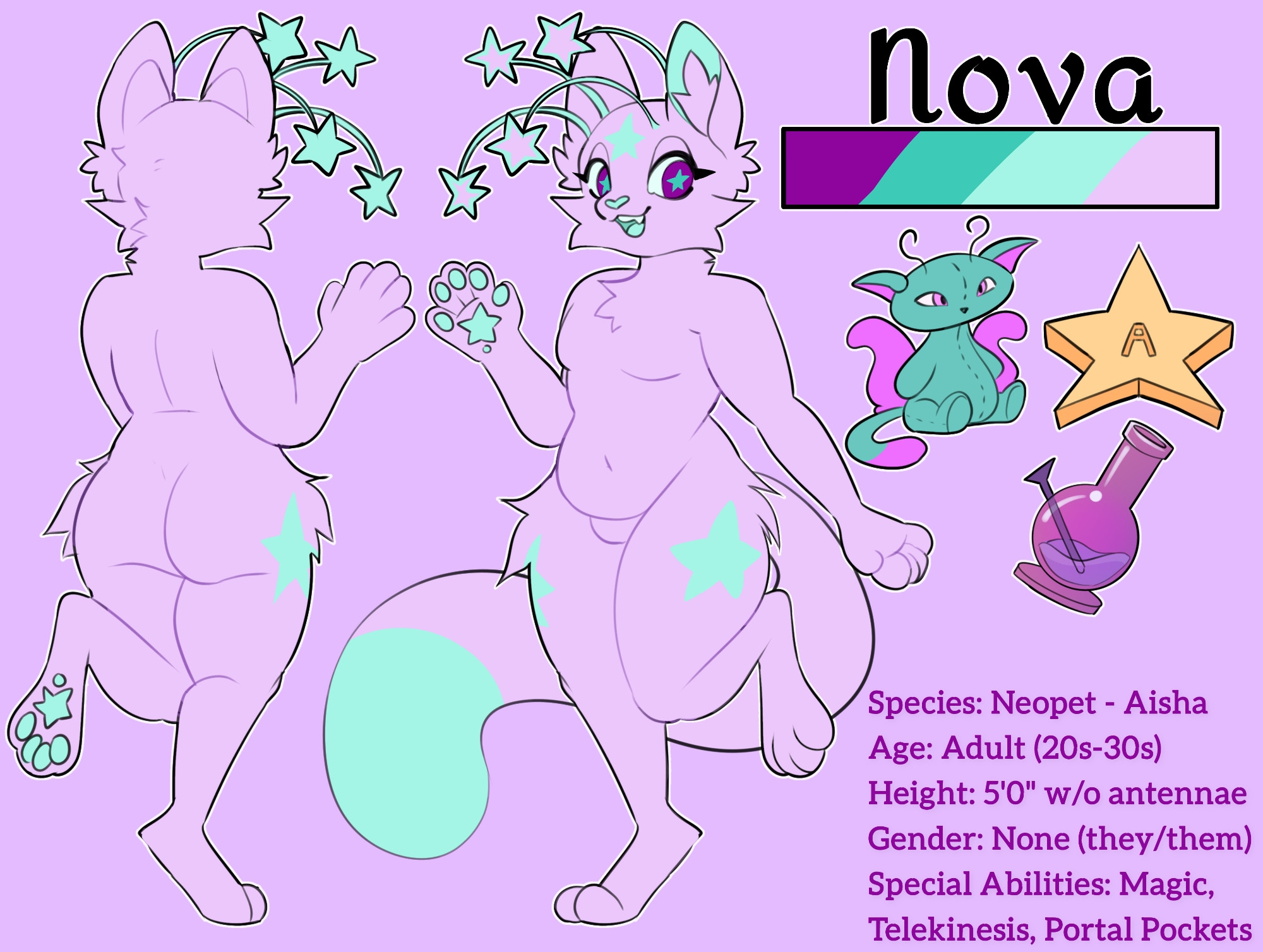 Nova Skystar's reference sheet