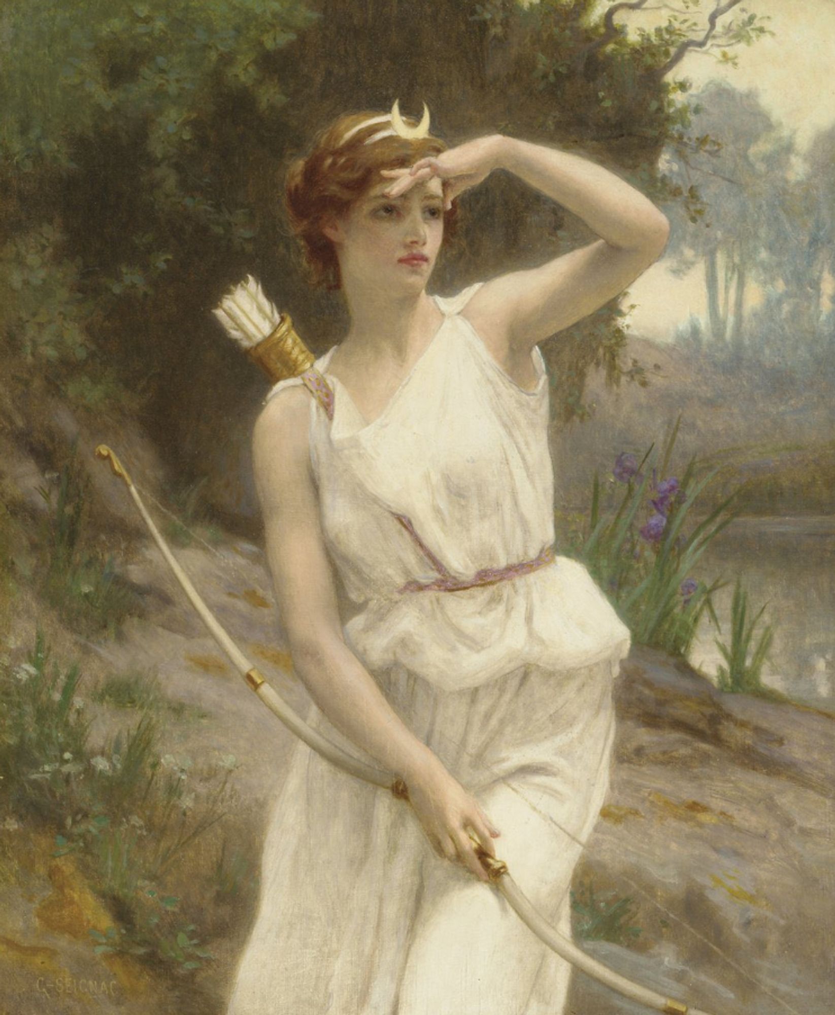 Artemisa, la cazadora (Guillaume Seignac)
XIX, Academicismo (Colección privada)