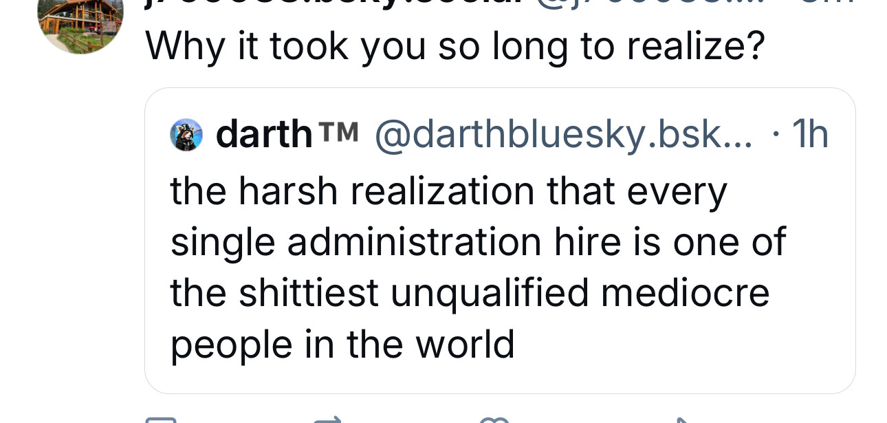 some asshole coming in with the “why it took you so long to realize” takes