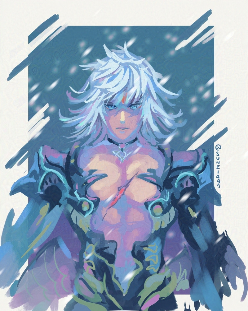 Jin xenoblade 2 (true form) (boob window disclaimer)