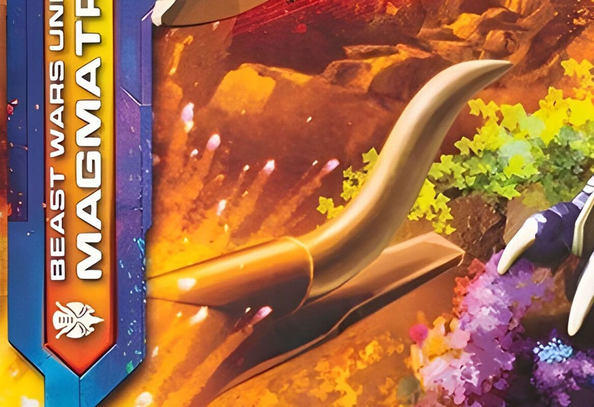 One of Big Convoy's horns teased on the box art for Legacy Magmatron