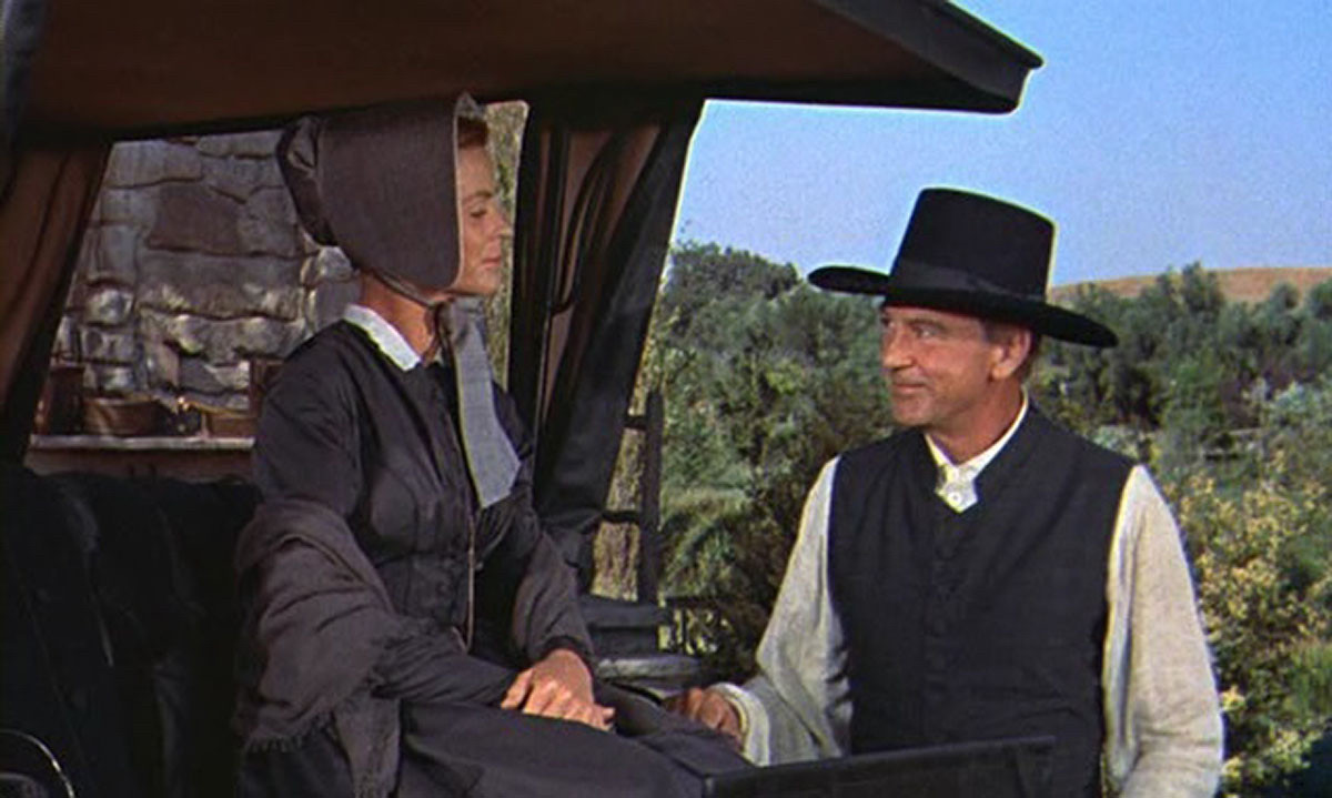 Gary Cooper e Dorothy McGuire in La Legge del Signore