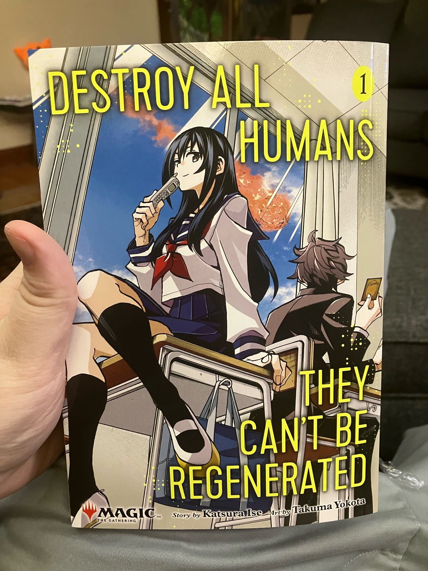 The first volume of manga Destroy All Humans, They Can’t Be Regenerated