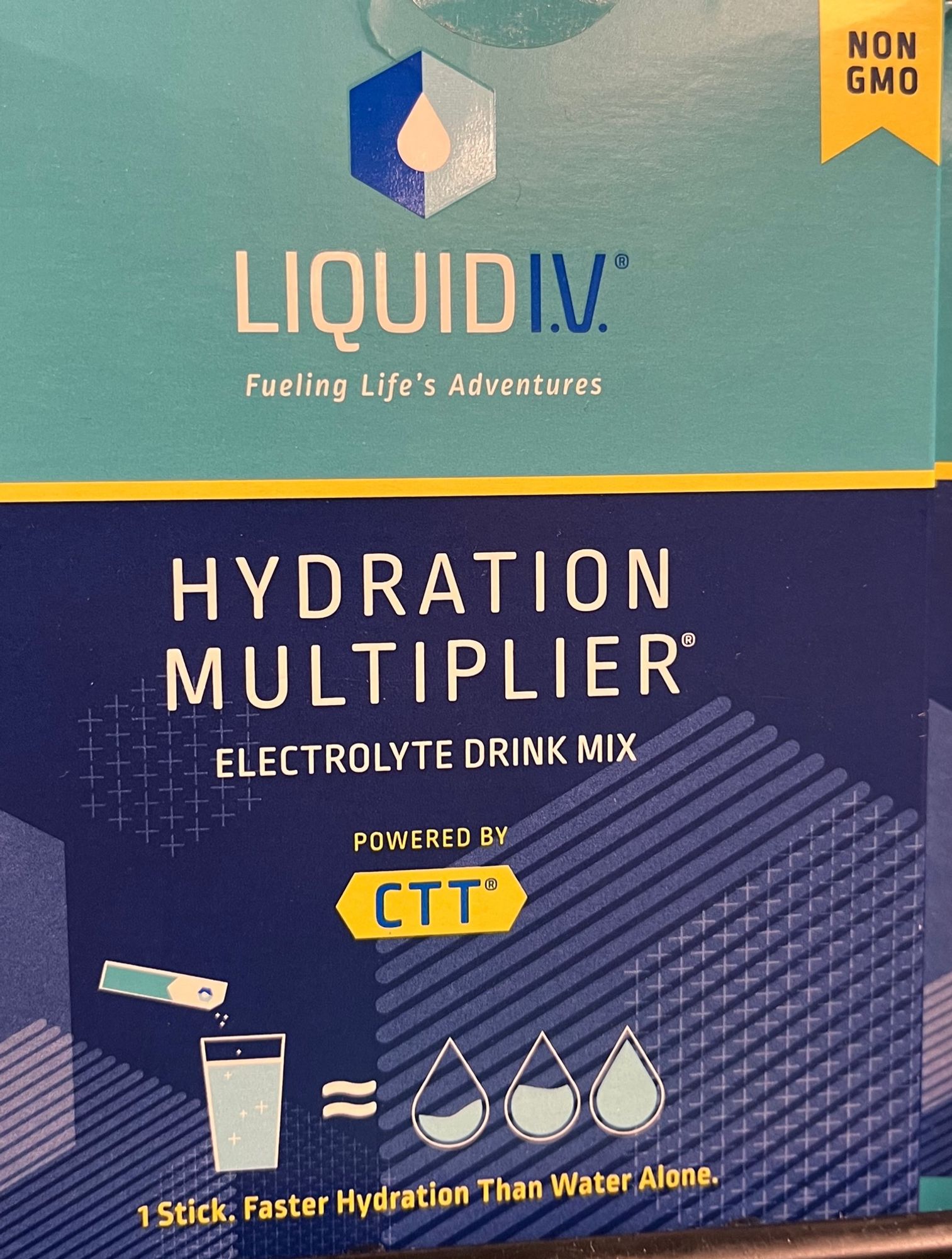 Hydration multiplier product label