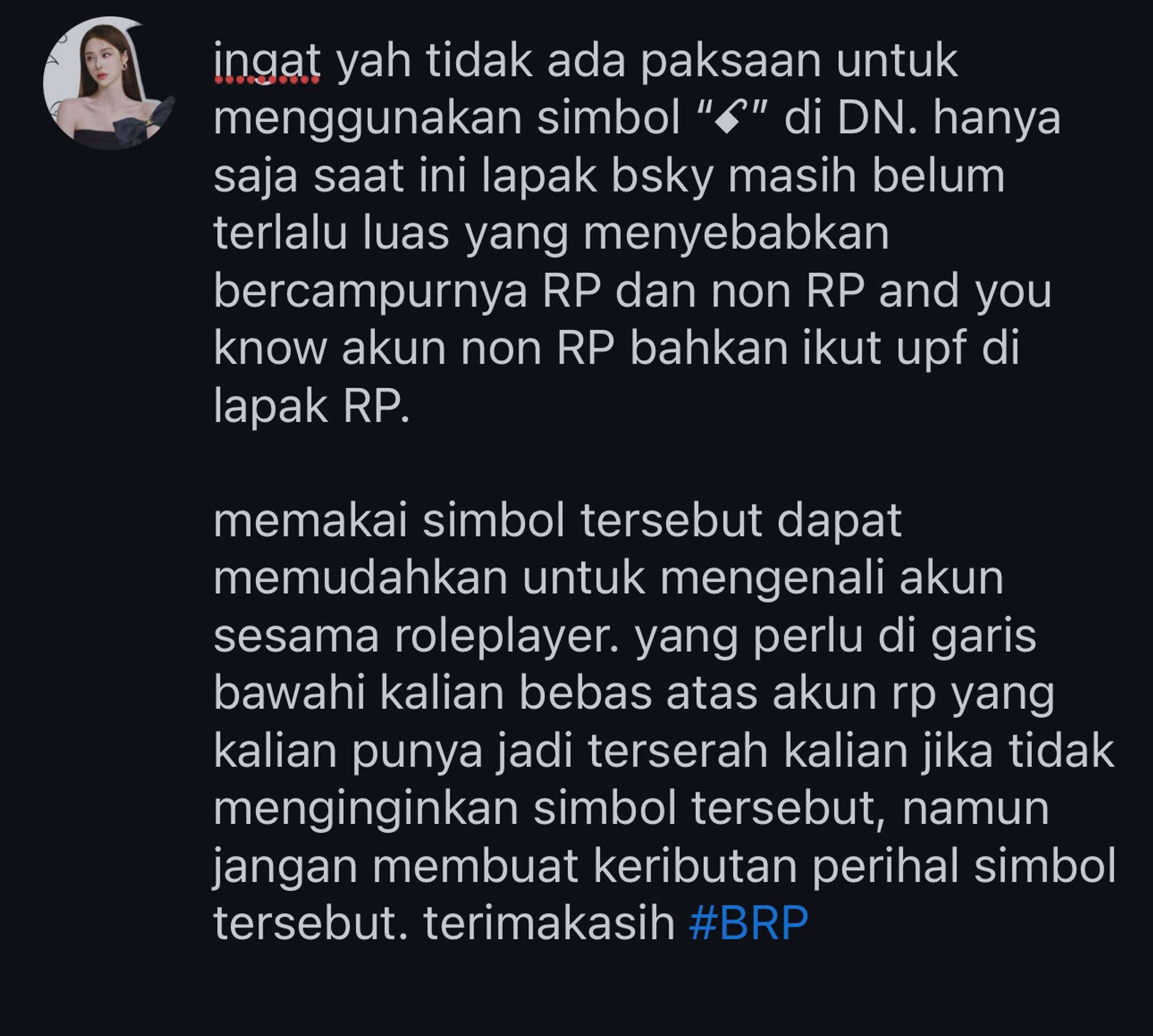 TOLONG DI PAHAMI #BRP