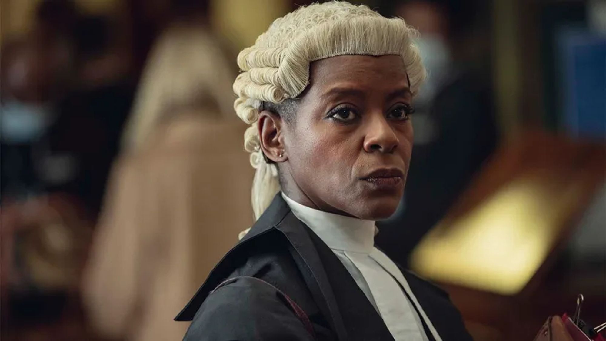 In "Anatomy of a Scandal," a new drama from Netflix, Josette Simon (seen here) plays a British defense lawyer whose client is an accused British politician. Ana Cristina Blumenkron/Netflix