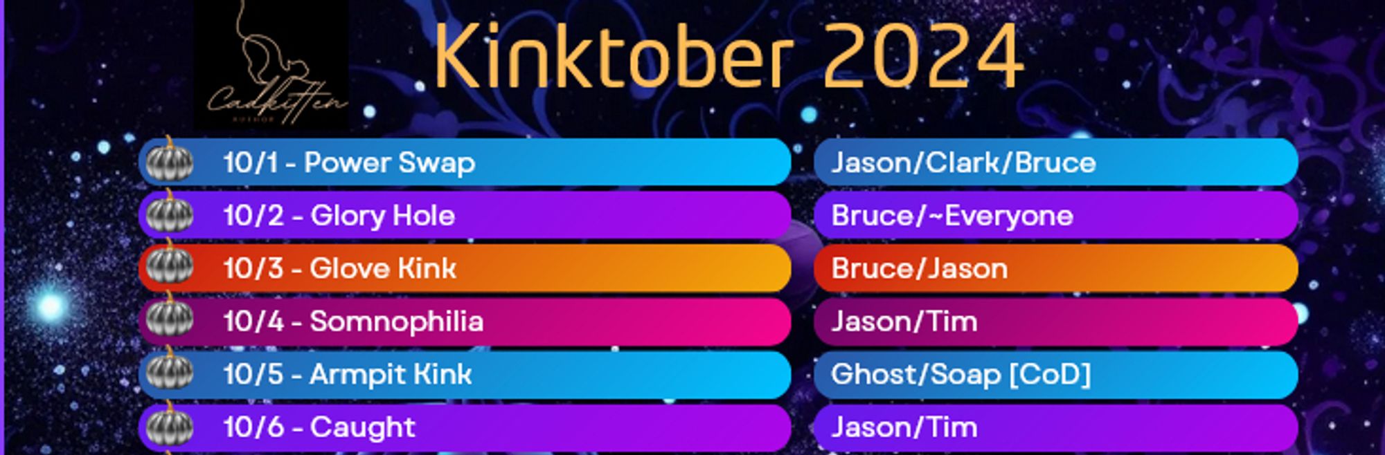 kinktober 2024 banner