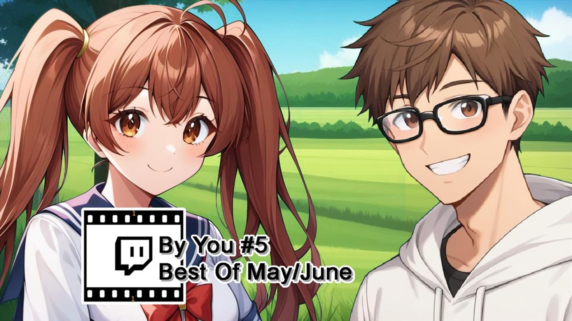 Thumbnail of the video. it shows Ronika on the left and someone, who should look like Roman on the right, with the RTC logo and the text "By You #5 Best Of May/June"