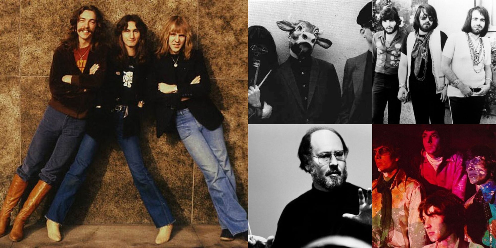 Rush (39) NoMeansNo (27) Aphrodite's Child (22) John Williams (22) Pink Floyd (22)