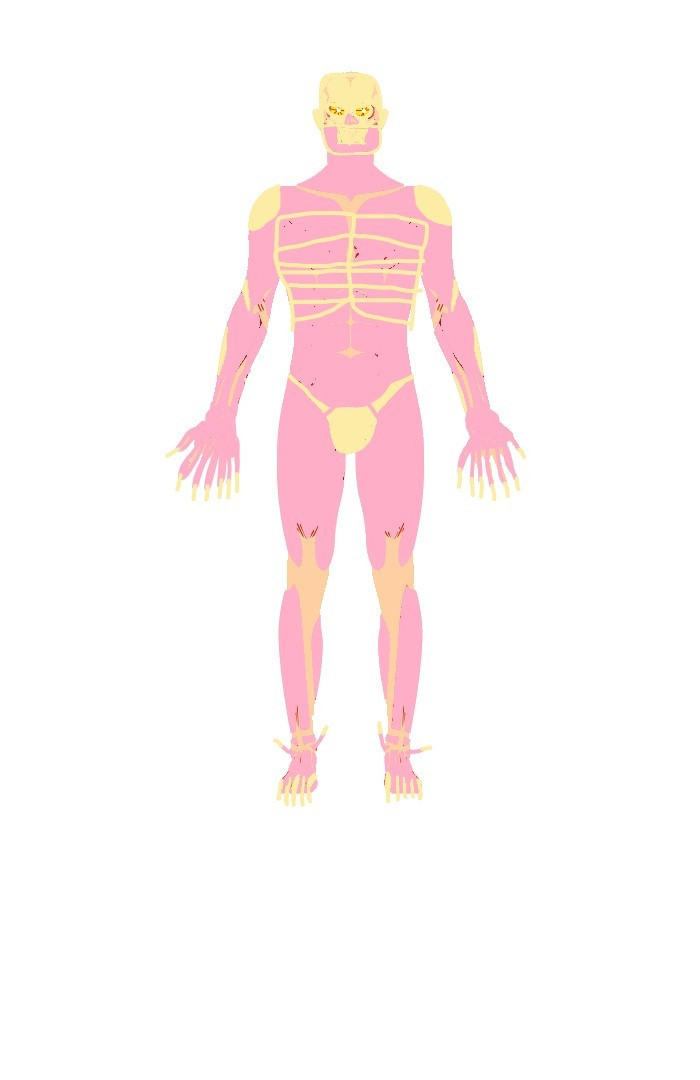 This is only just one male Namuh. A female Namuh has long flesh tendrils each ending with a sharp spike for hair that they can use as deadly whip like weapons. 
Both male and female Namuhs can shapeshift their arms into a variety of other weapons such as...
Longer and sharper claws
Sword like blades 
Long range arrow like darts 
Cannons that fire flesh grenades filled with sharp spikes and corrosive acid
Enlarged and hardened spiky fists
Wings to allow them to fly 
Namuhs can also adapt to swim and breathe underwater as well as grow and harden extra exoskeletal bone armour.
And this is only just the beginning, imagine a whole army of millions of Namuhs, both males and females and growing. 

