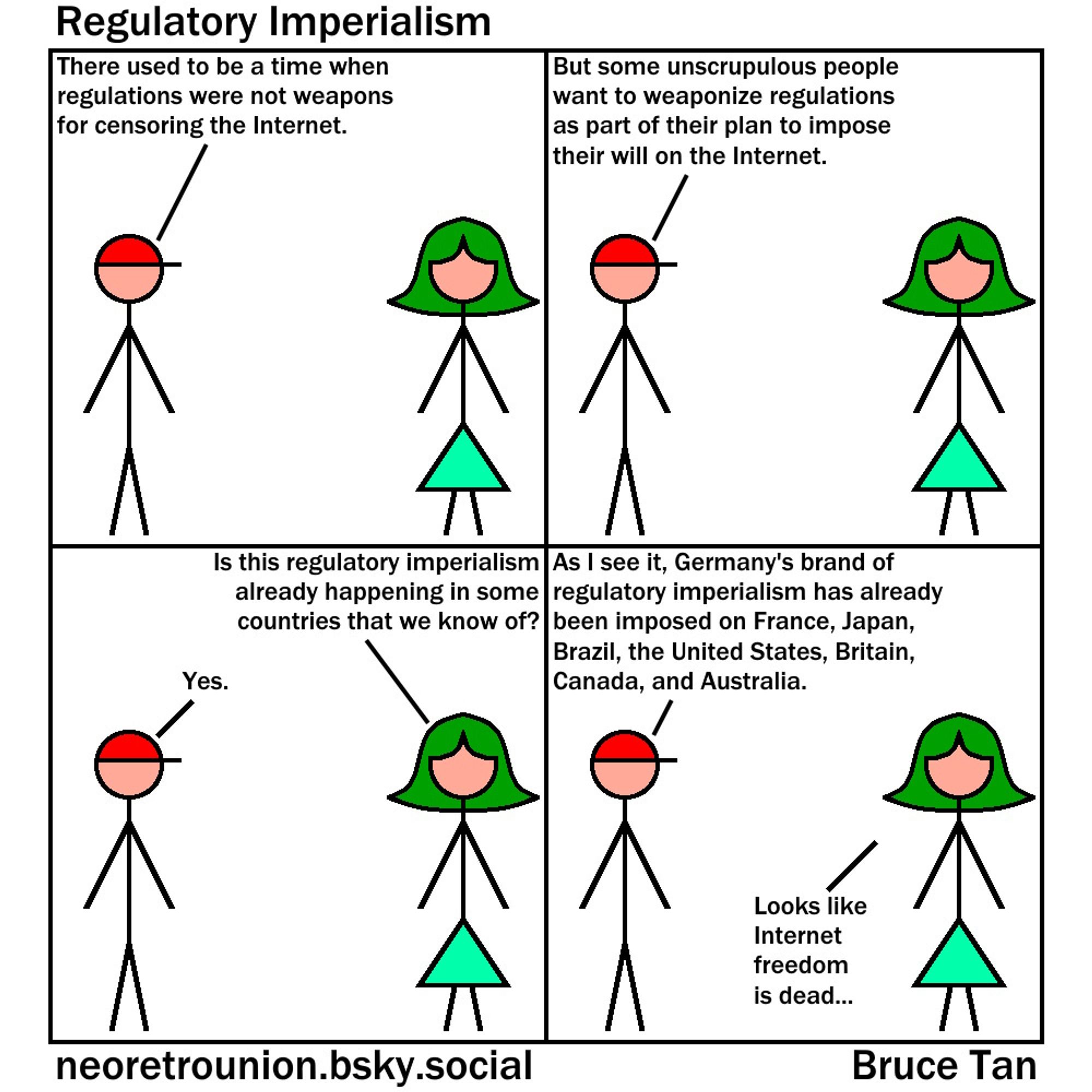 Regulatory Imperialism is real, and it's happening before our very eyes.