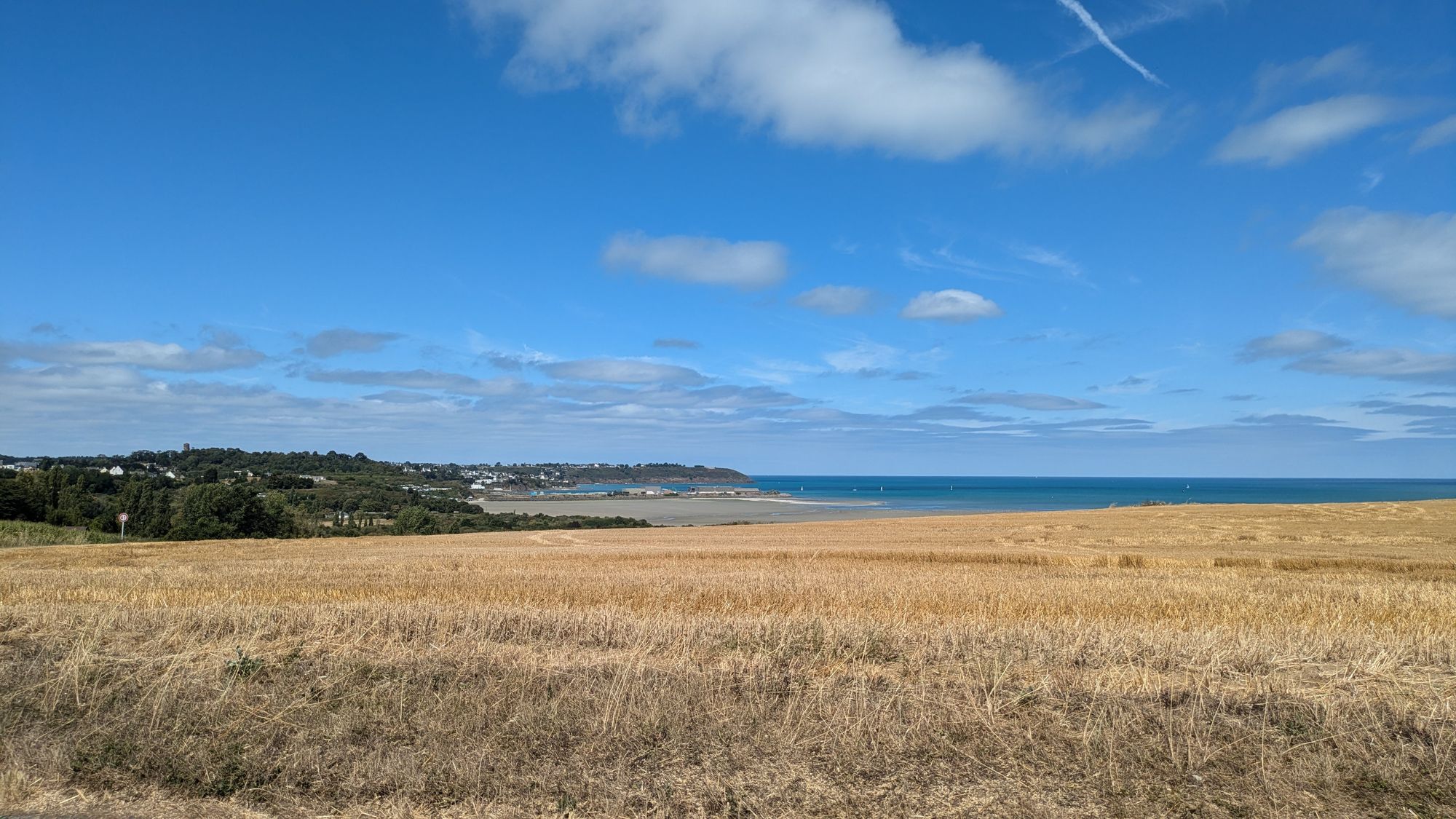 Photo de la baie de Saint Brieuc 