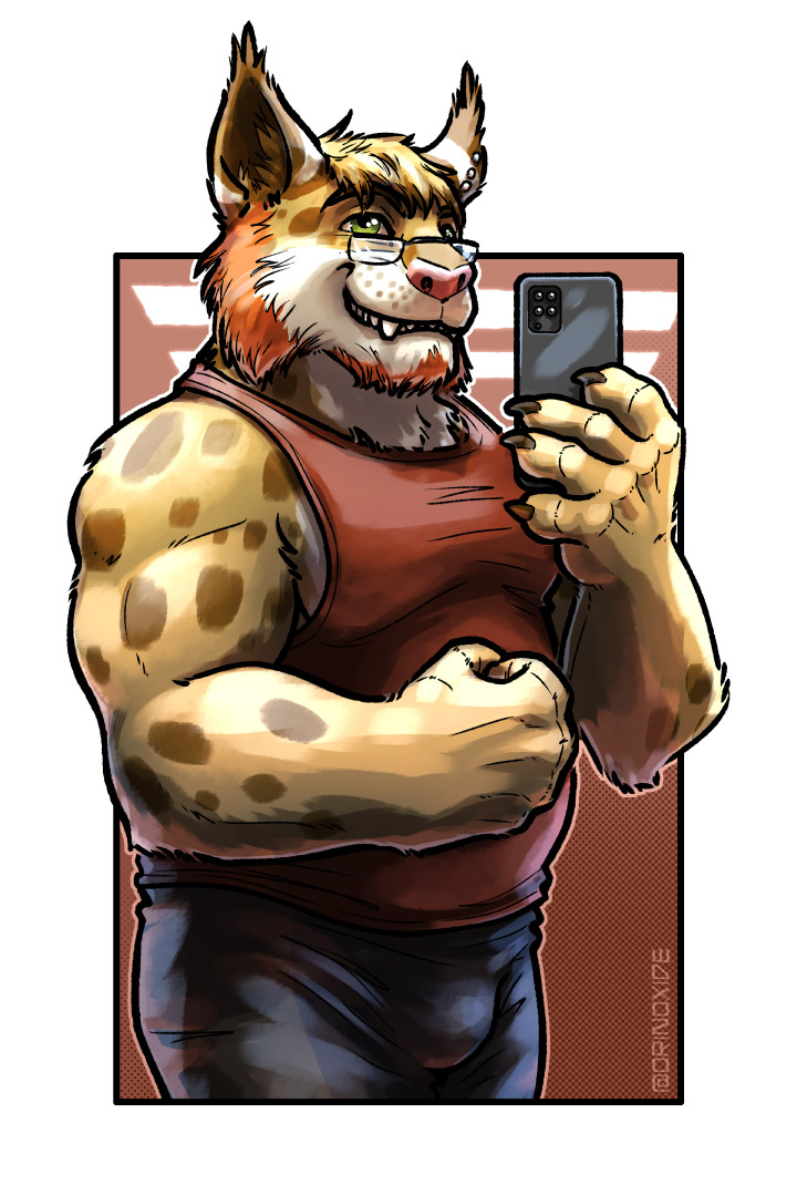 Post-Workout Selfie commission for @shirosiri.us

#artpost