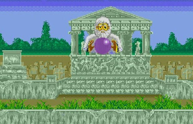 The "rise from your grave" scene from the Sega game Altered Beast