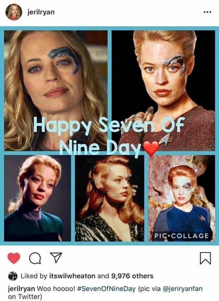 Mehrere Fotos von Jeri Ryan als Seven of Nine