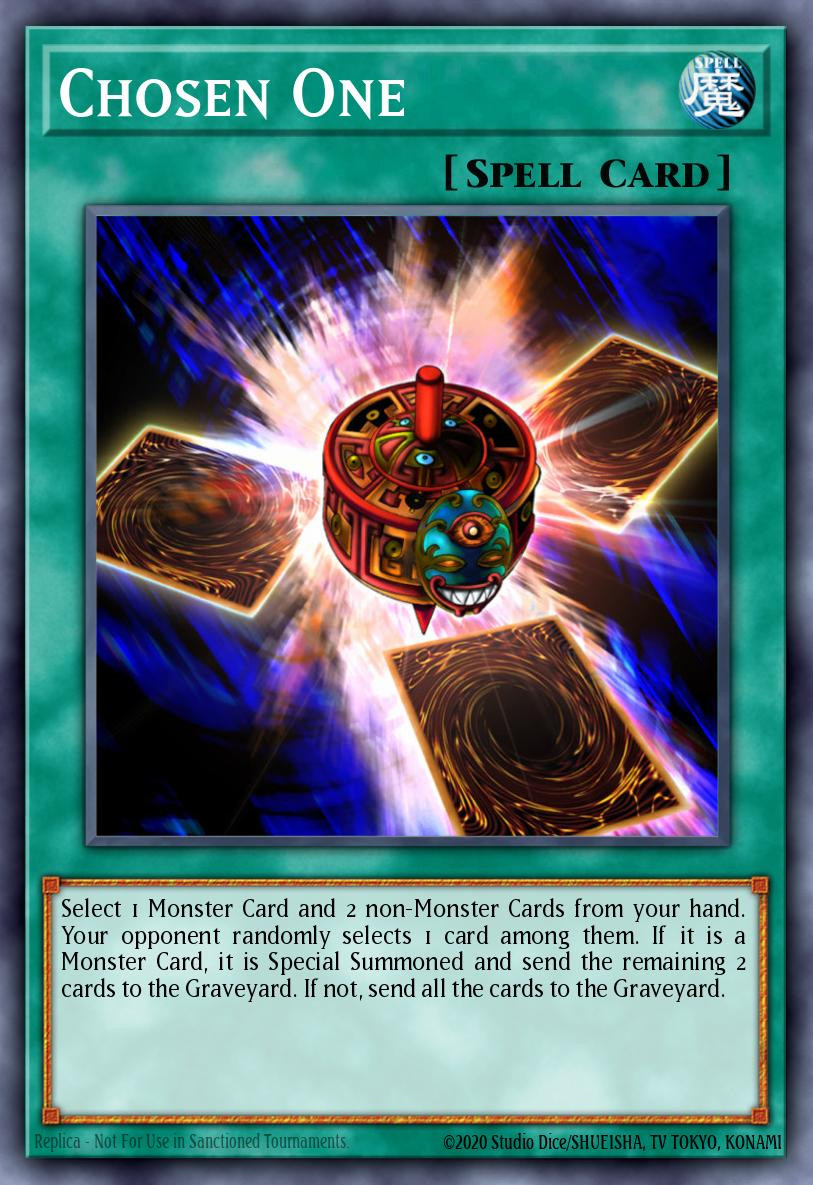 Image depicting the Yu-Gi-Oh! card "Chosen One"