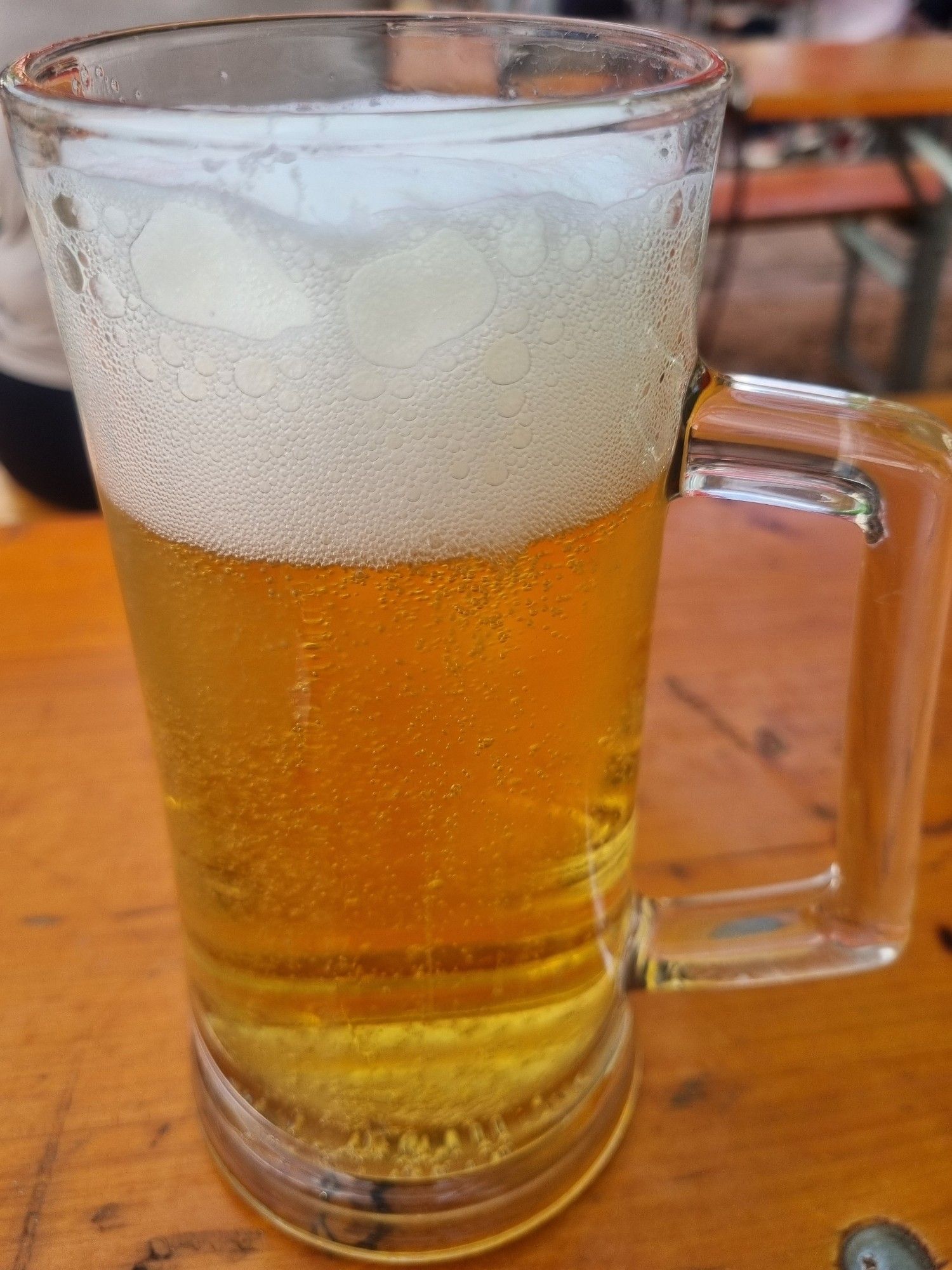 Bier im Glas.