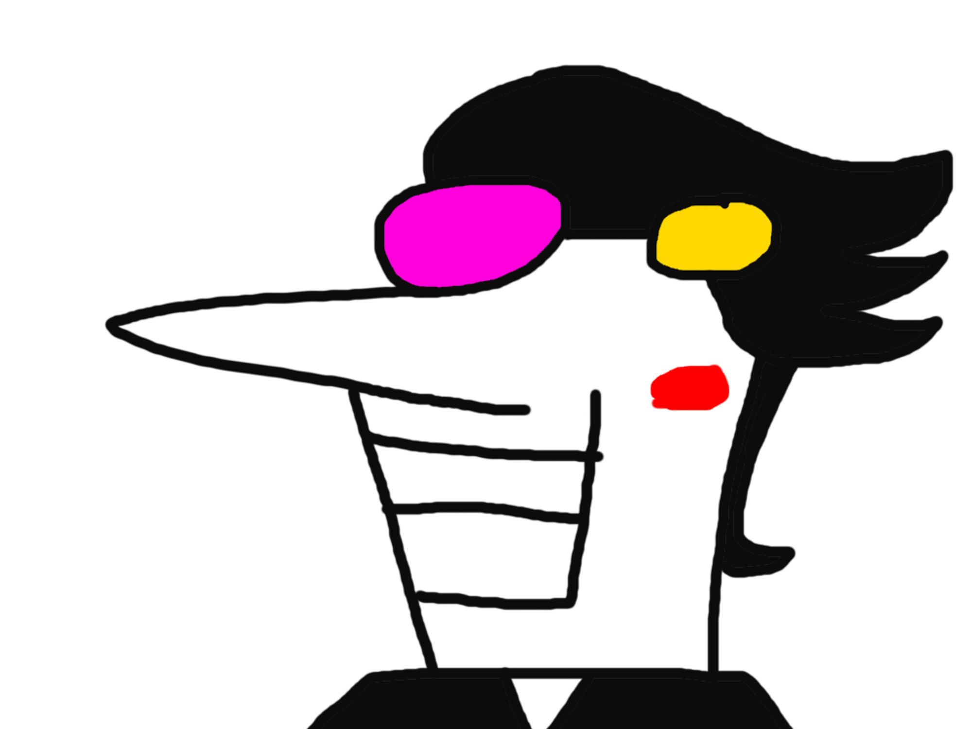 Spamton G. Spamton from Deltarune, depicted in artistic glory