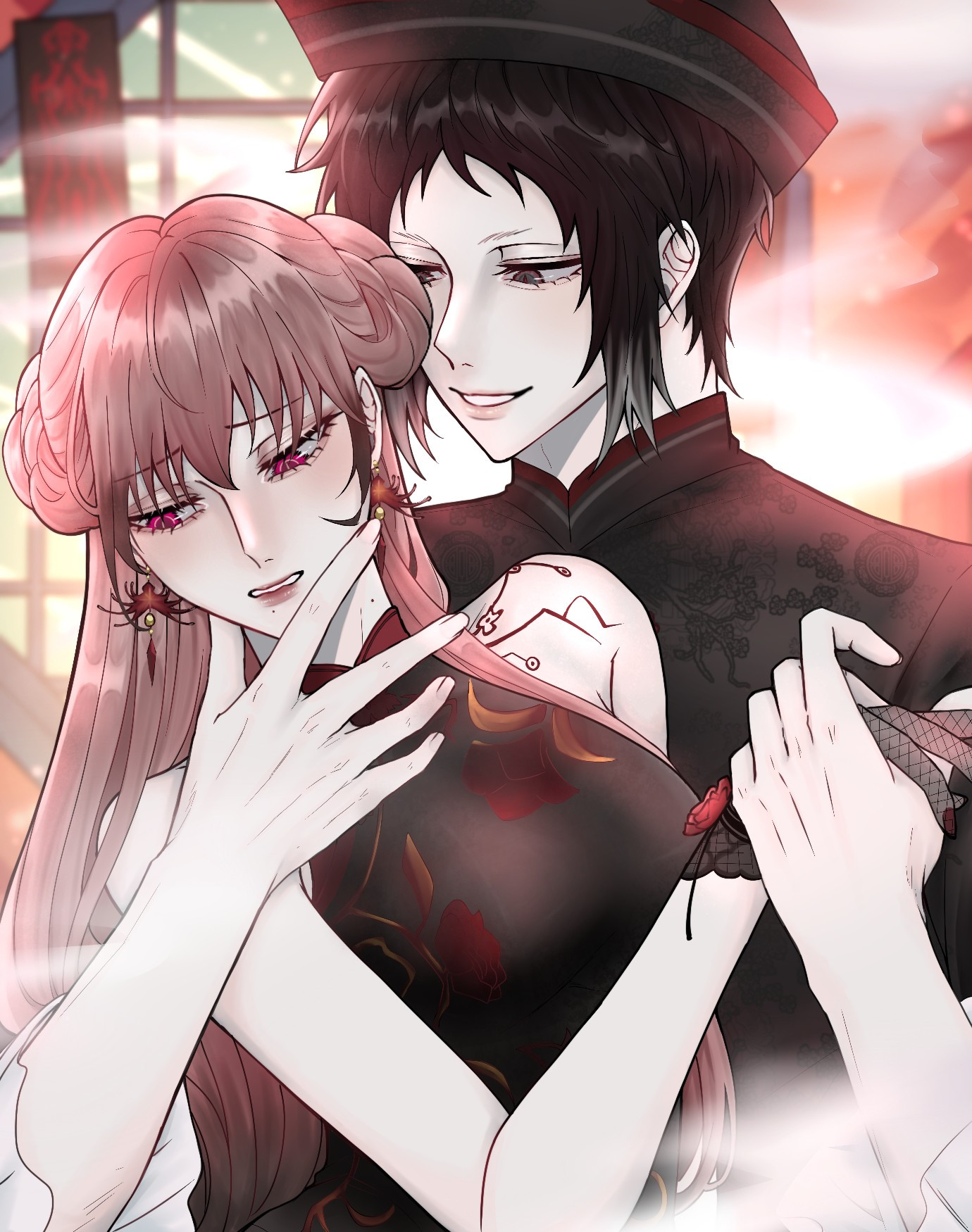 #bsdyume #บุงโกยูเมะ

[👿💄] AkuReika - Chinatown AU

Akutagawa Ryunosuke (canon) × Yoshimi Reika (oc)