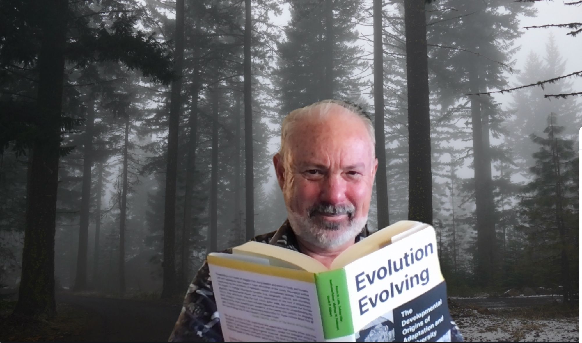 Scott Gilbert with his latest book