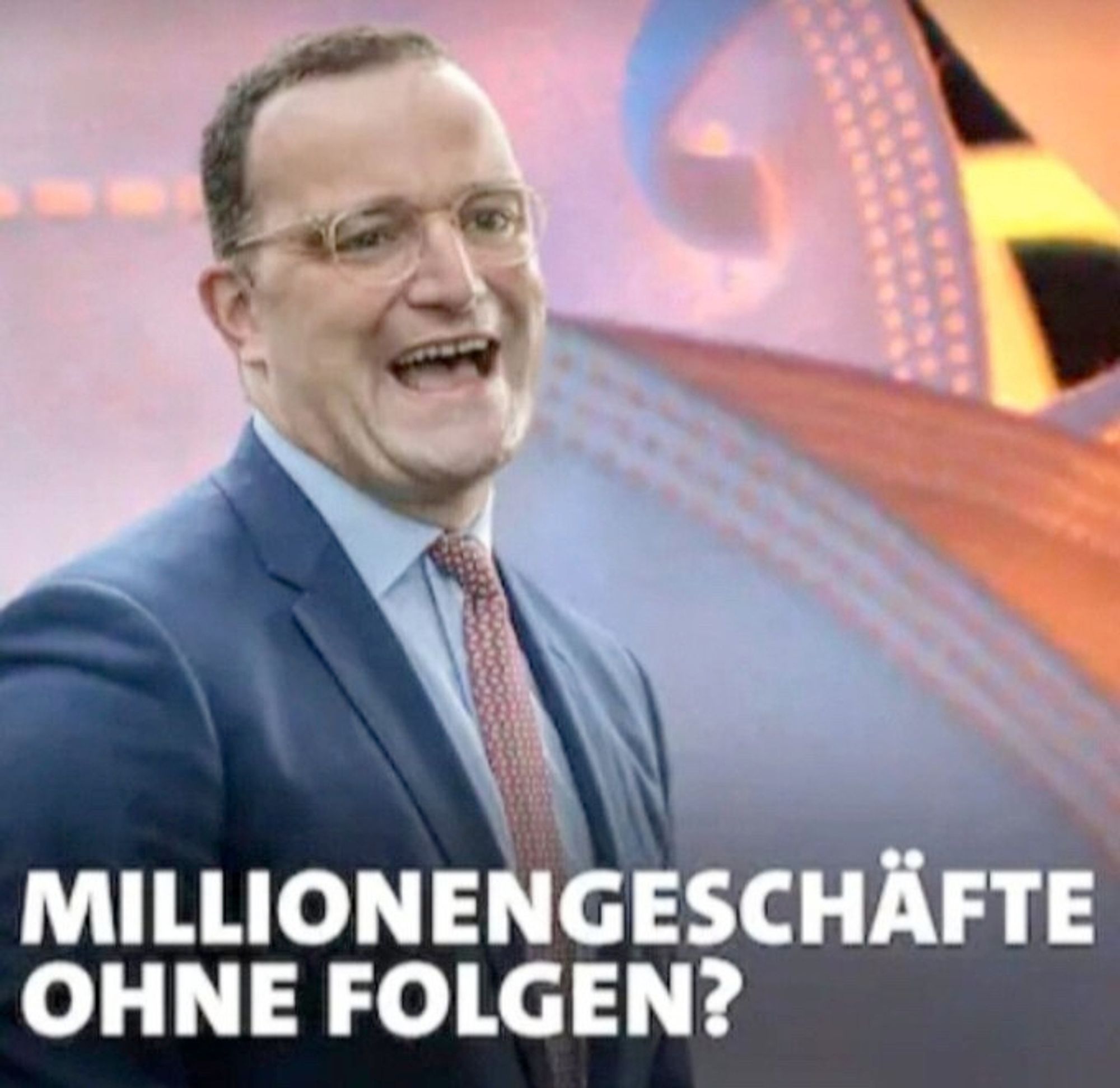 Jens Spahn lacht: "Millionengeschäfte ohne Folgen?"