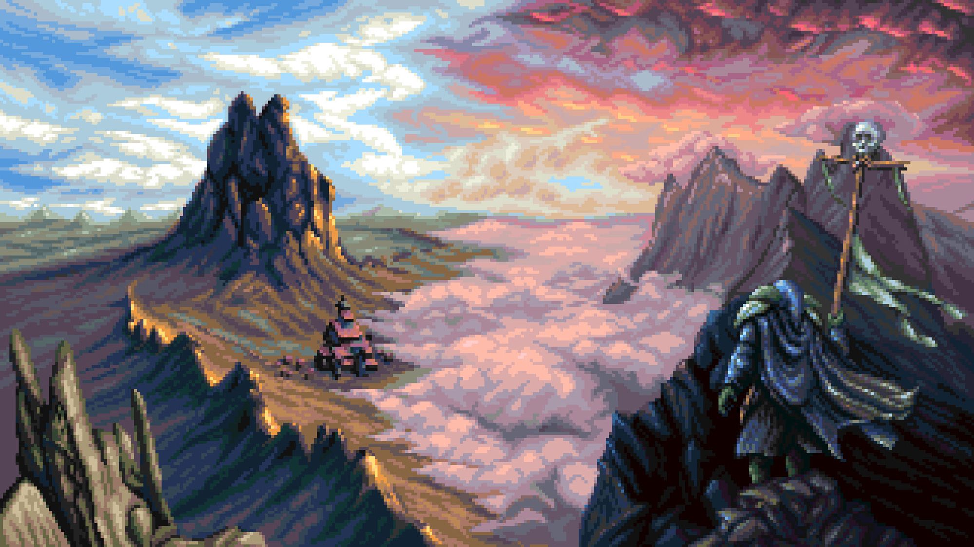 pixelart landscape