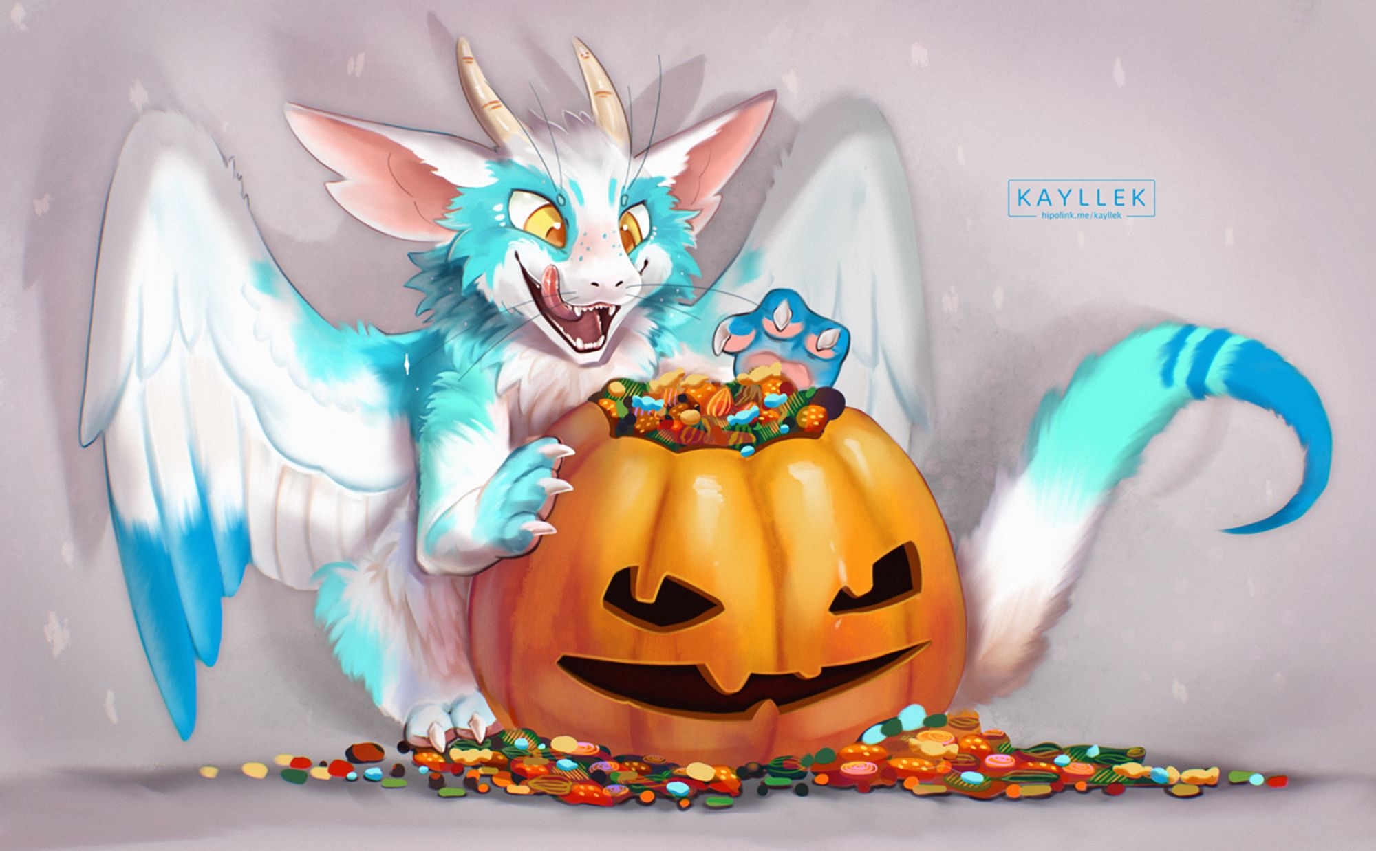 #cutedragon #halloweenYCH #dragonYCH #dragon #commission