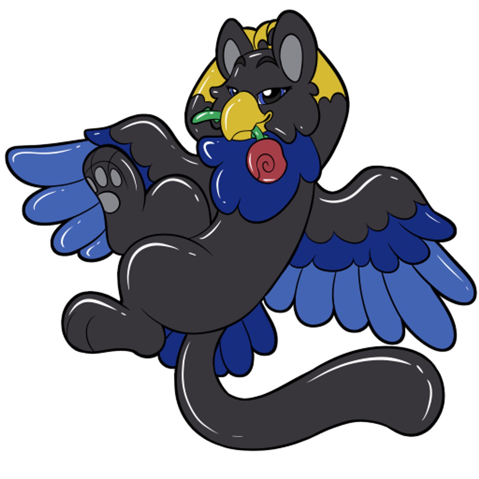 Flirty Gryphon balloon! 