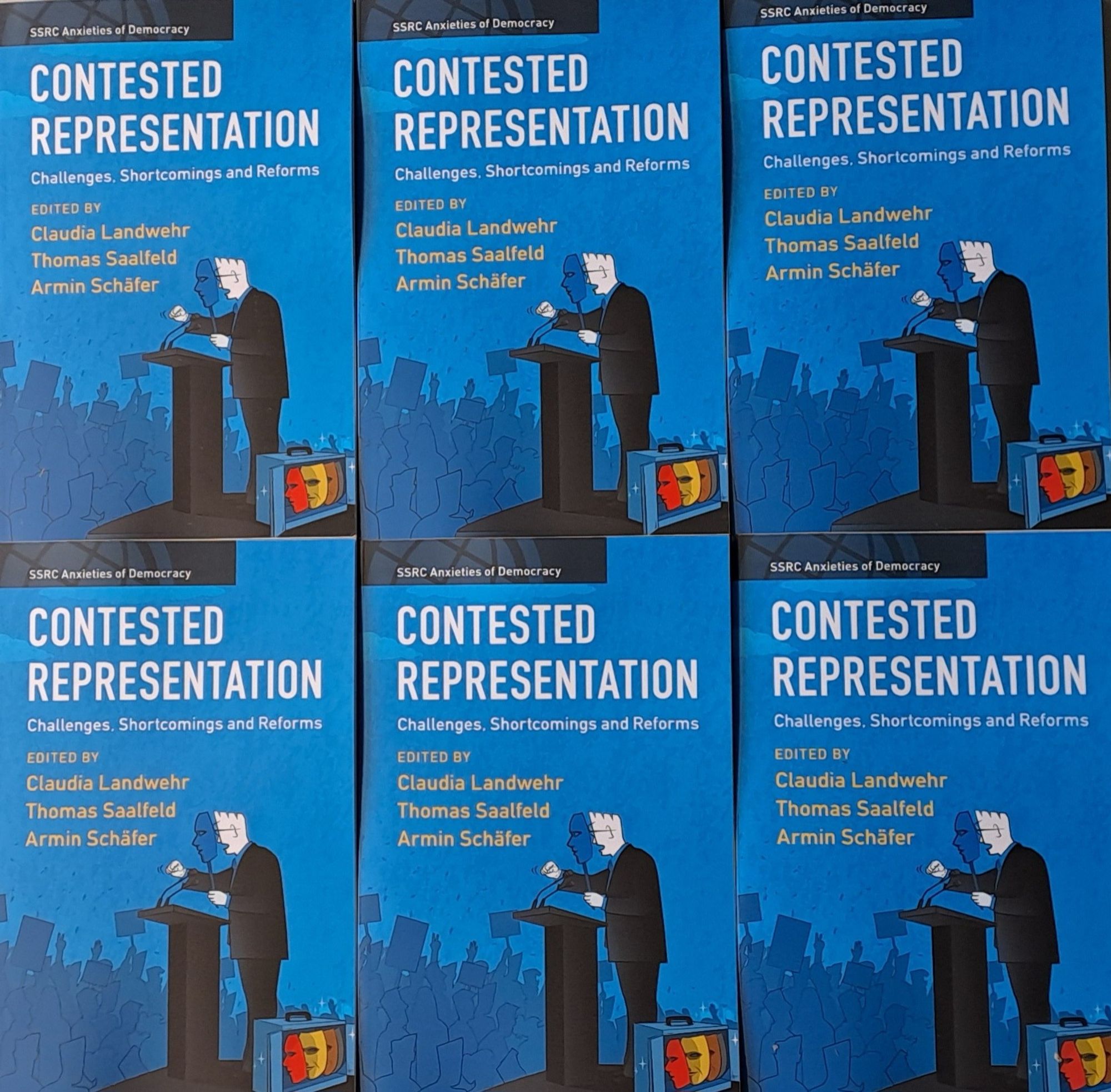 Book cover of "Contested Representation" edited by Claudia Landwehr, Thomas Saalfeld and Armin Schäfer.