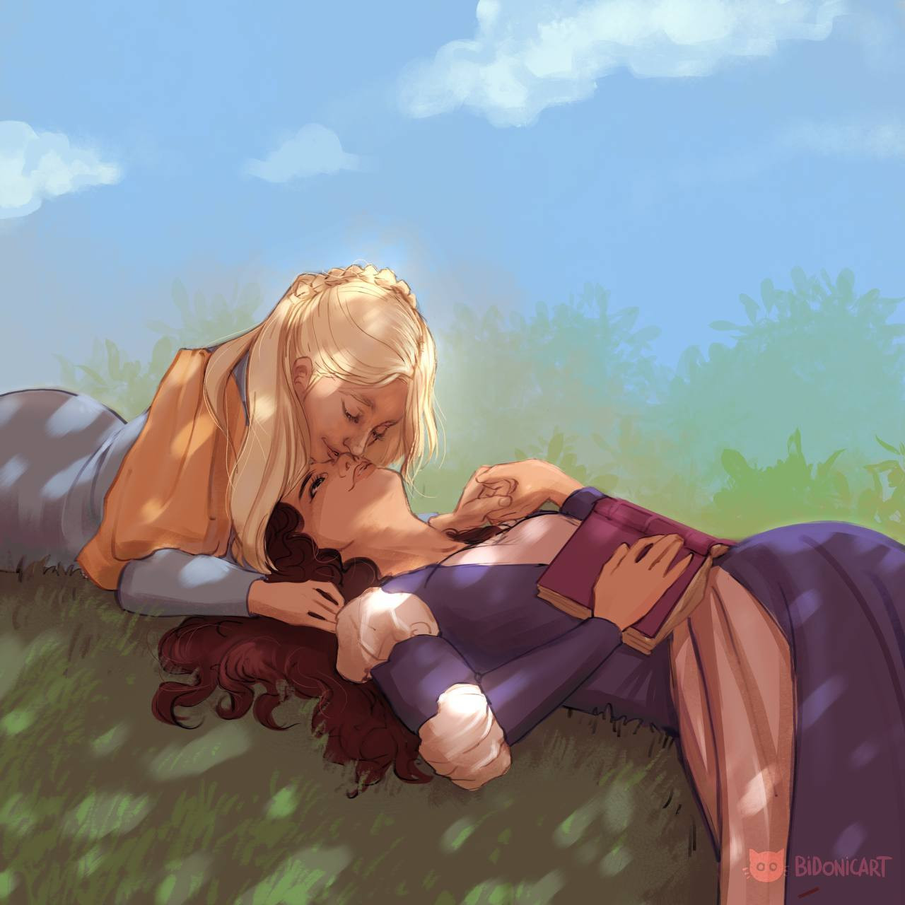 Young Rhaenyra and Alicent