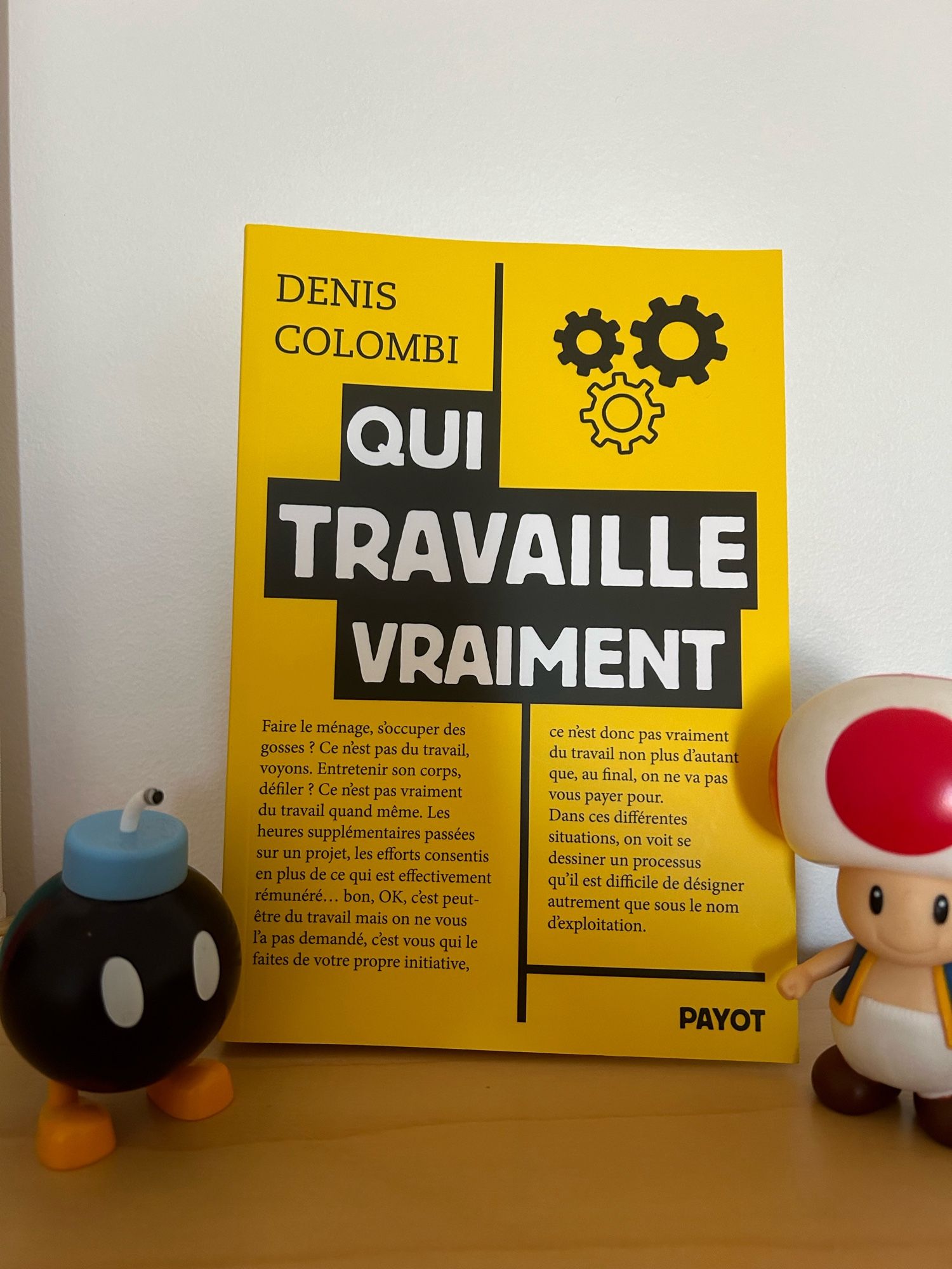 Mon livre Qui travaille vraiment, chez Payot