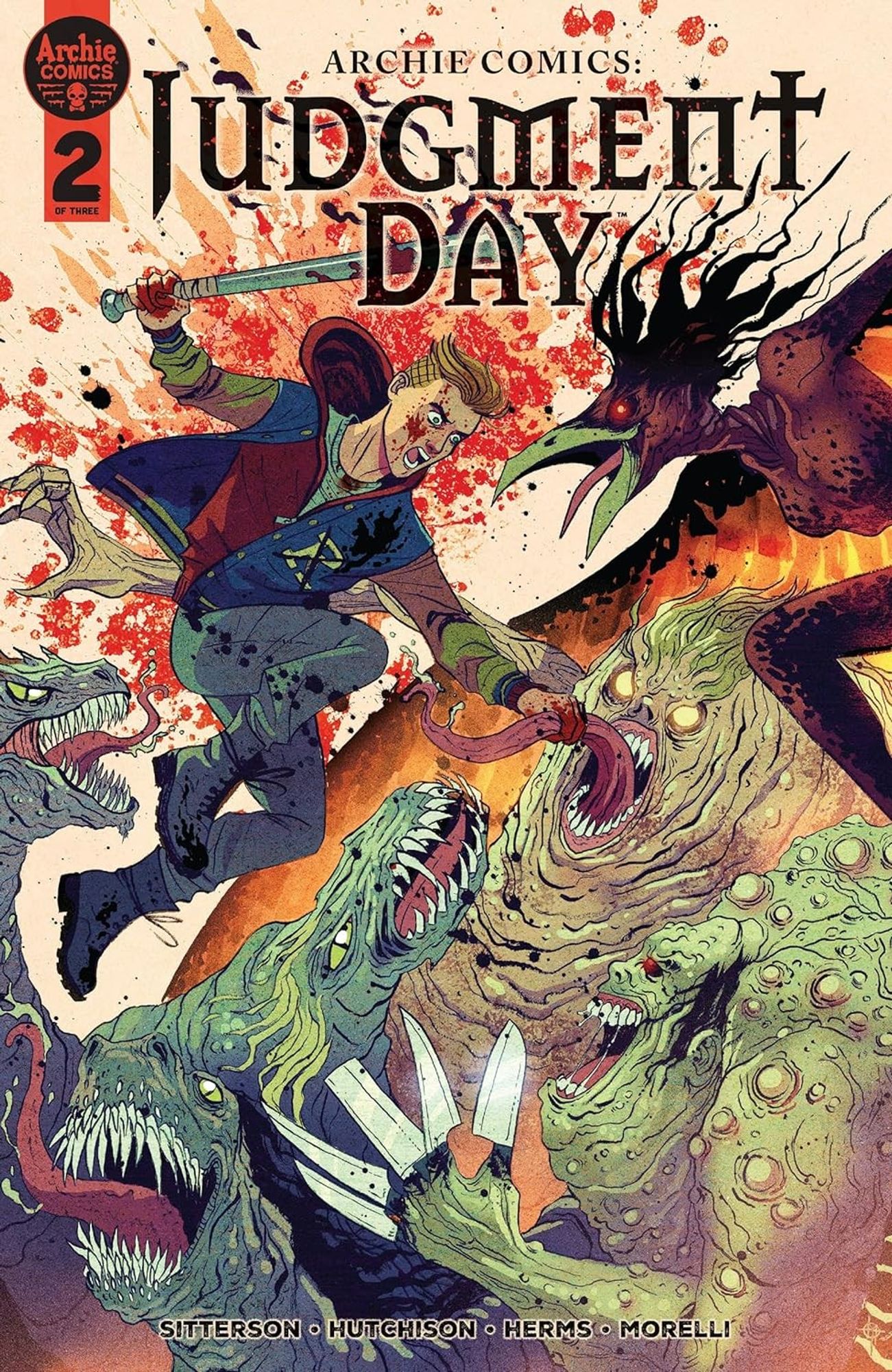 Cover of Judgment Day #2 from Archie Comics.