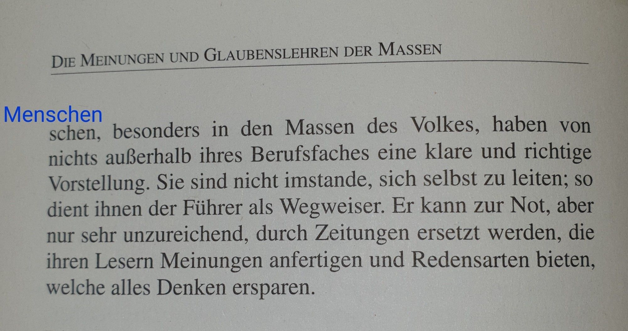 Psychologie der Massen 
1895 Gustave Le Bon