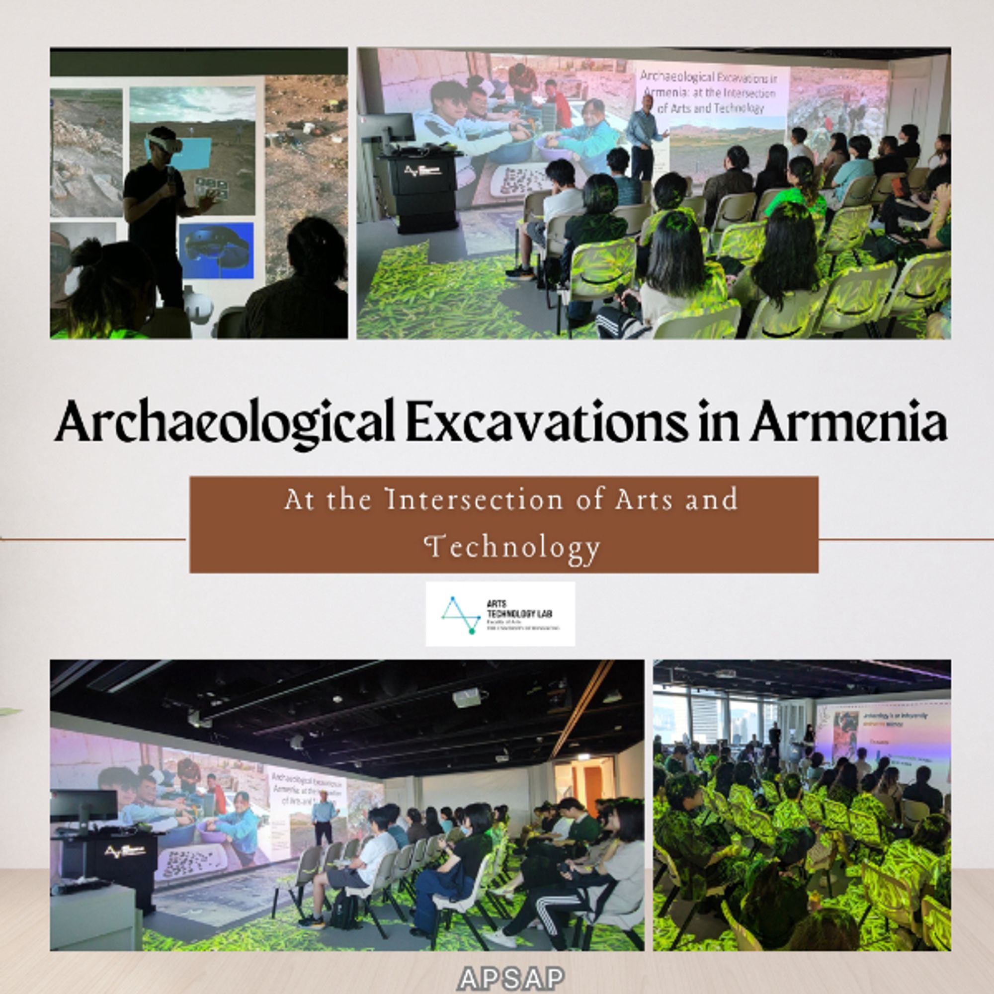 Photos of our talk ‘Archaeological Excavations in Armenia: At the Intersection of Arts and Technology’