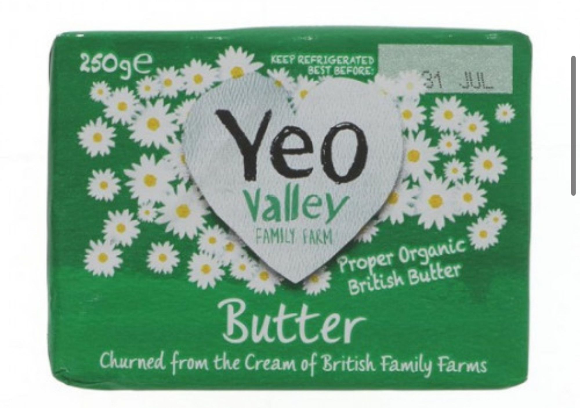 Yeo Valley butter