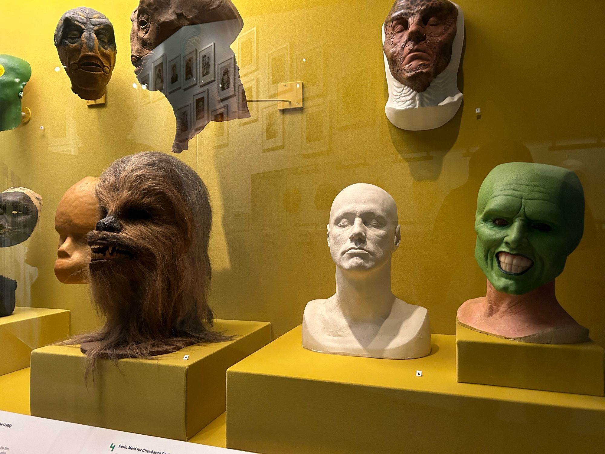 Prosthetic makeups for The Mask, Chewbacca, Babylon 5, and others. Museum of the Moving Image