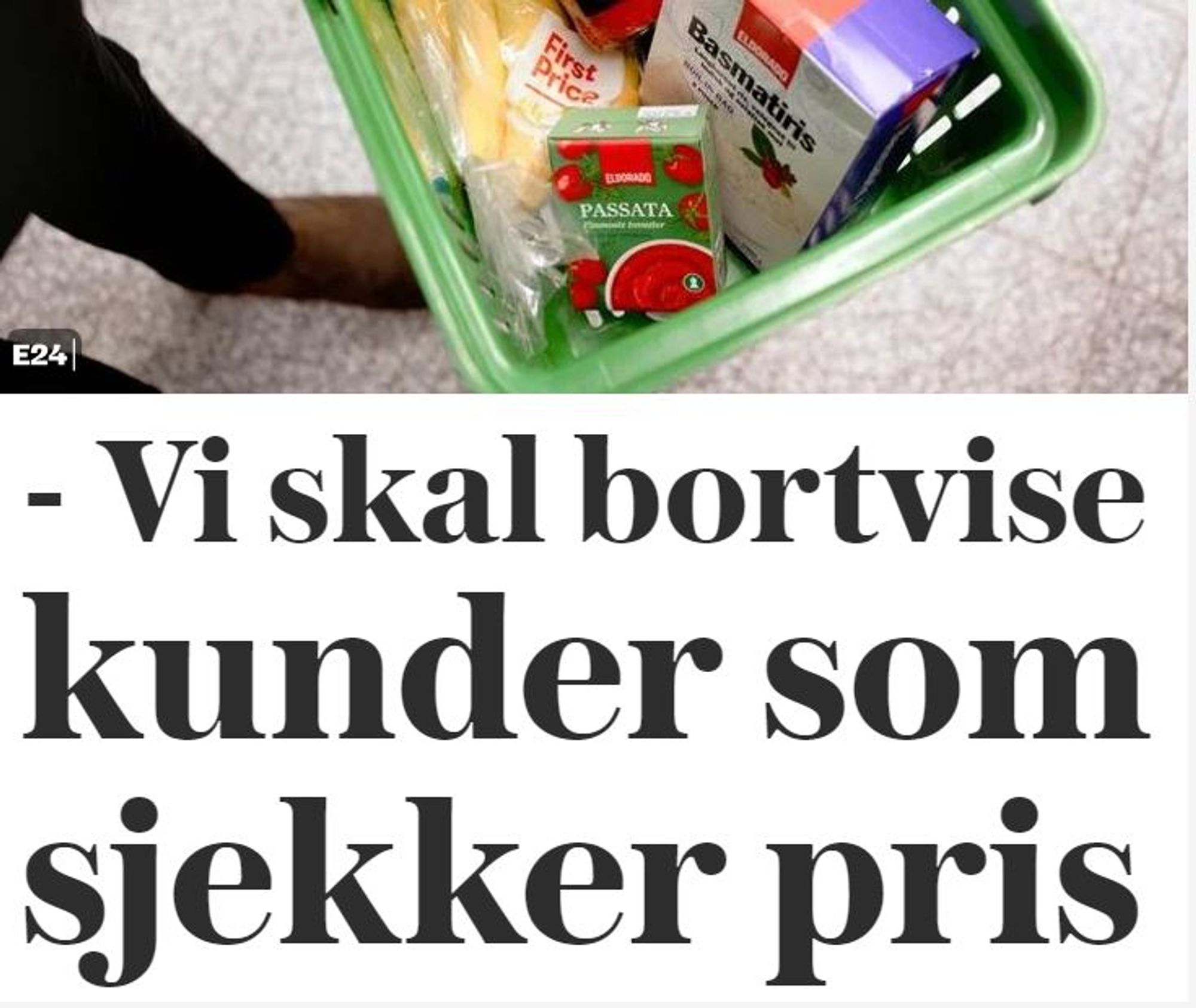 - Vi skal bortvise kunder som sjekker pris påstår kjedene som er dømt for prissamarbeid.