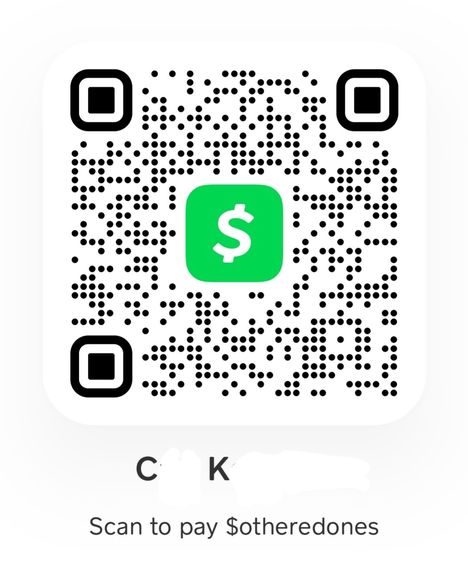 cashapp QR code for user OtheredOnes