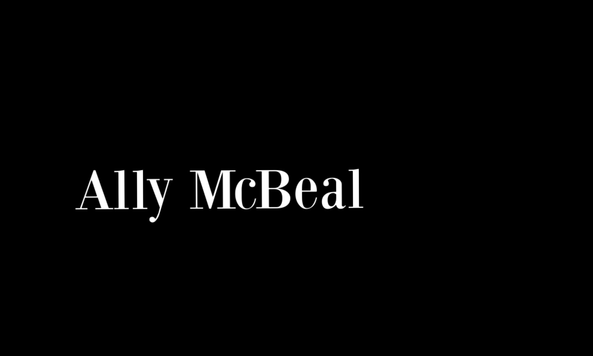 Ally McBeal logo