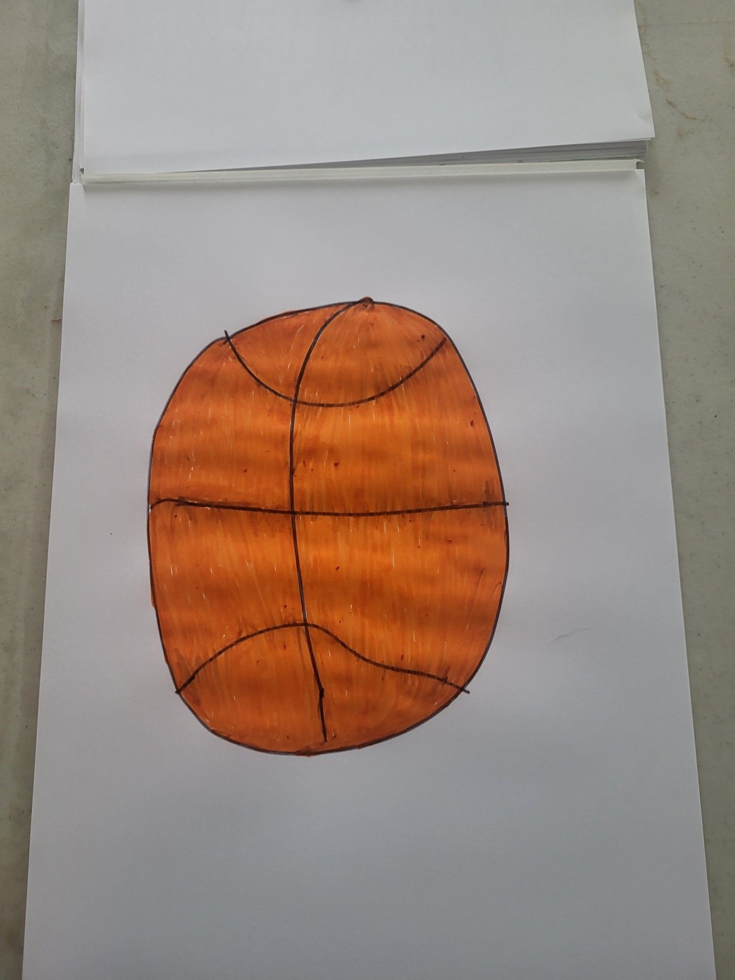 A basketball