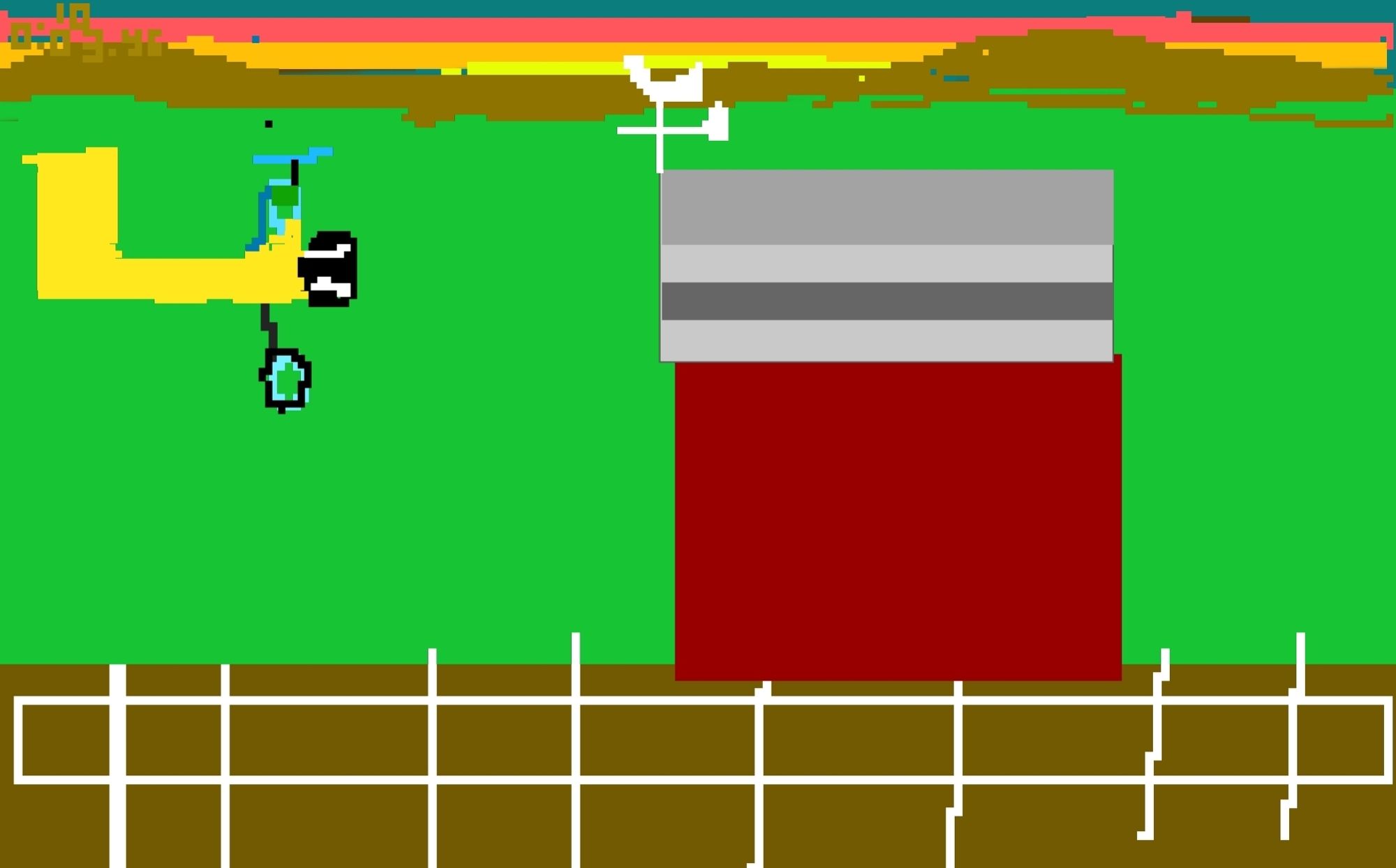 Barnstorming Atari 2600 game