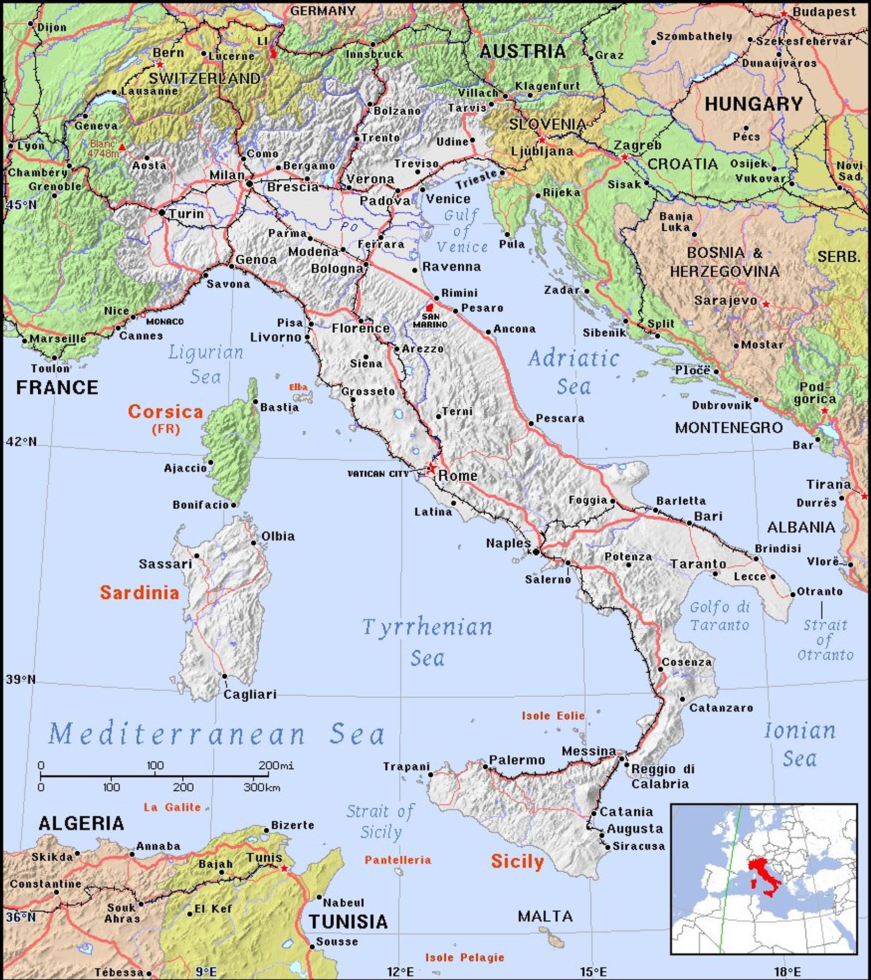 A map showing the location of Italy
Credit https://ian.macky.net/pat/