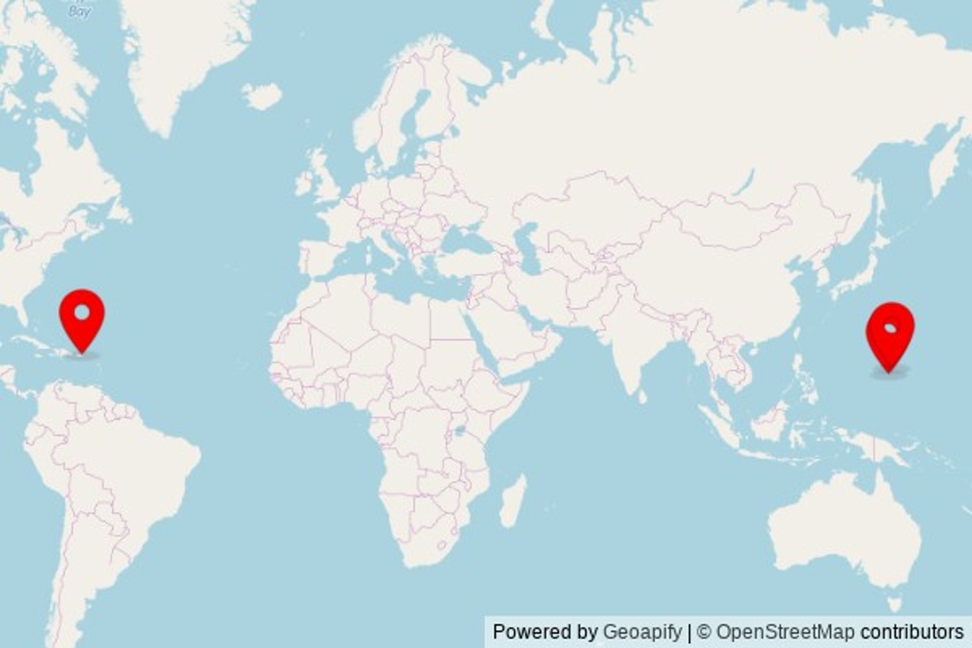 A map showing every place of worship we have visited so far in the United States including:
Monasterio Carmelita de San José in Trujillo Alto
Saint Anthony Catholic Church in Tamuning Municipality
Kingdom Hall of Jehovah’s Witnesses in Saipan Municipality