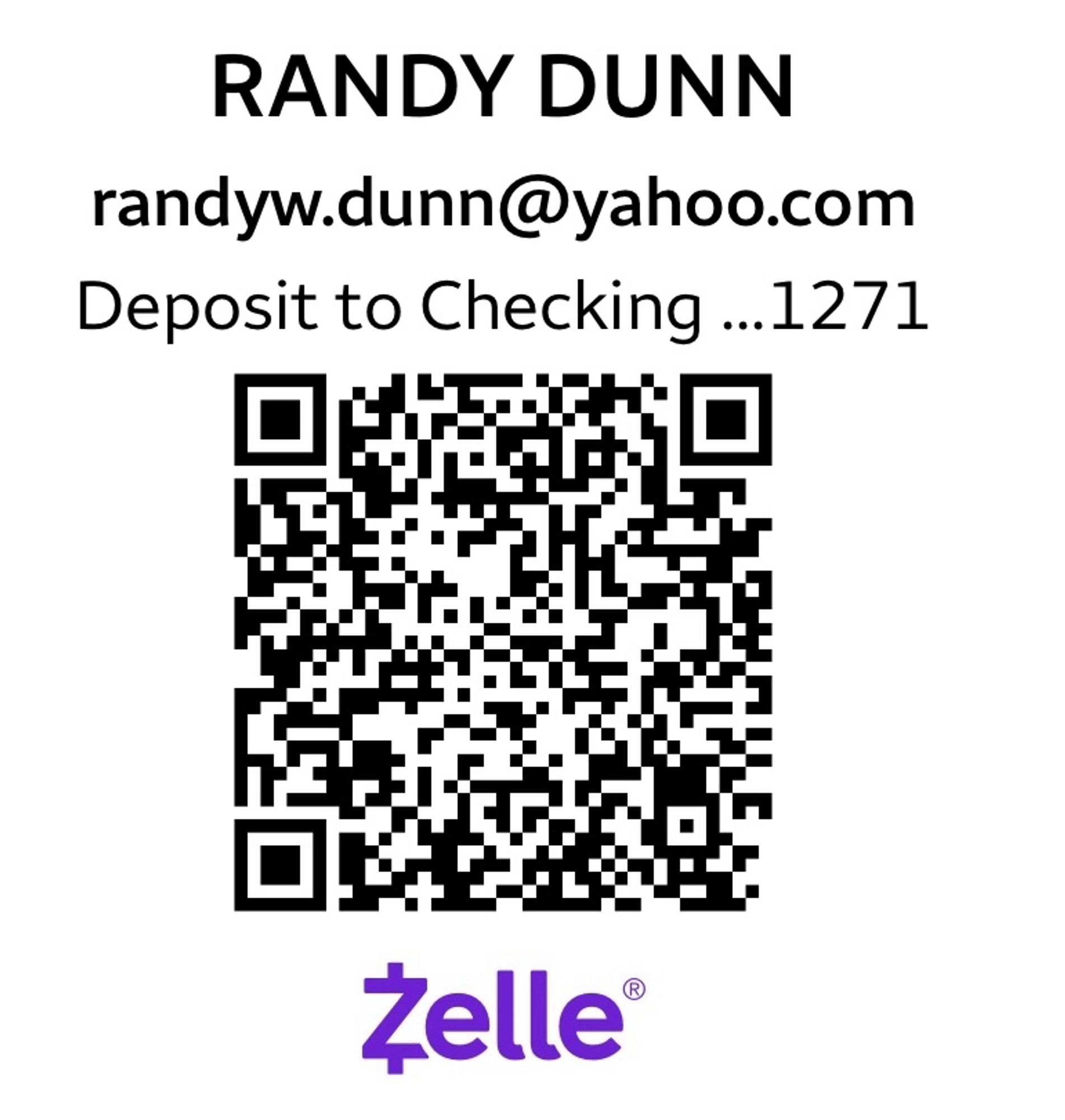 QR code for Zelle