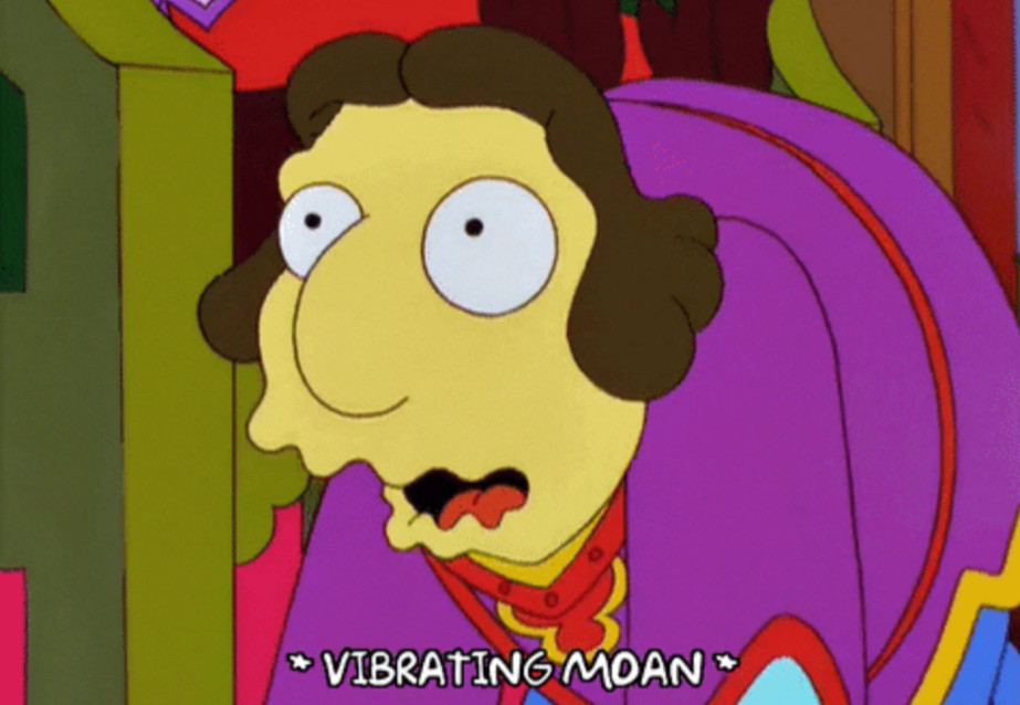 Groening cartoon *vibrating moan*