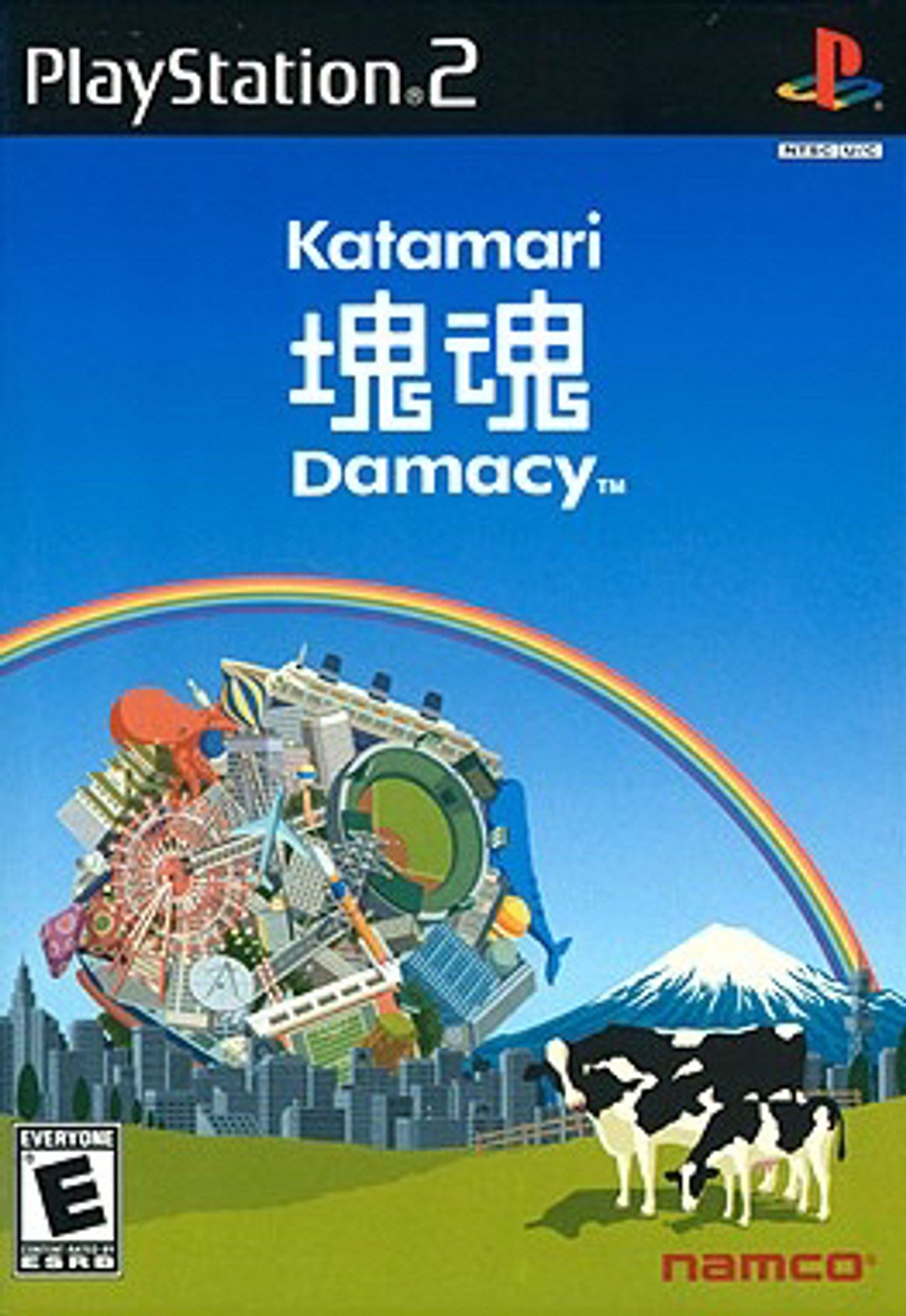 the cover of katamari damacy for the playstation 2