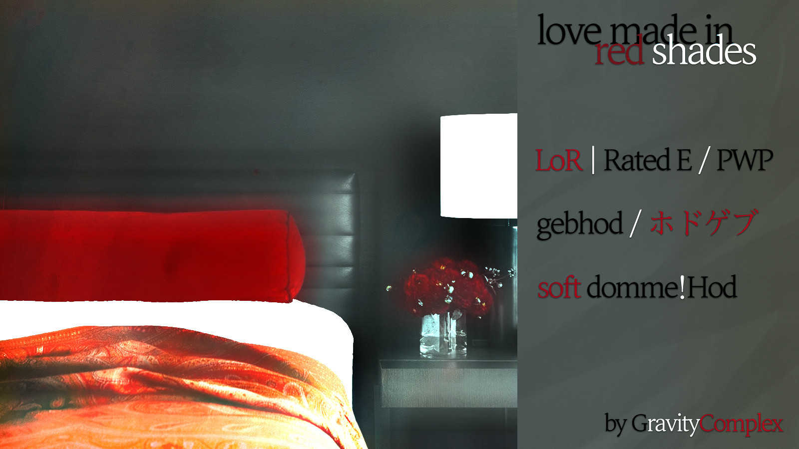 love made in red shades
library of ruina, rated e, porn without plot, gebhod, soft domme hod
by gravitycomplex